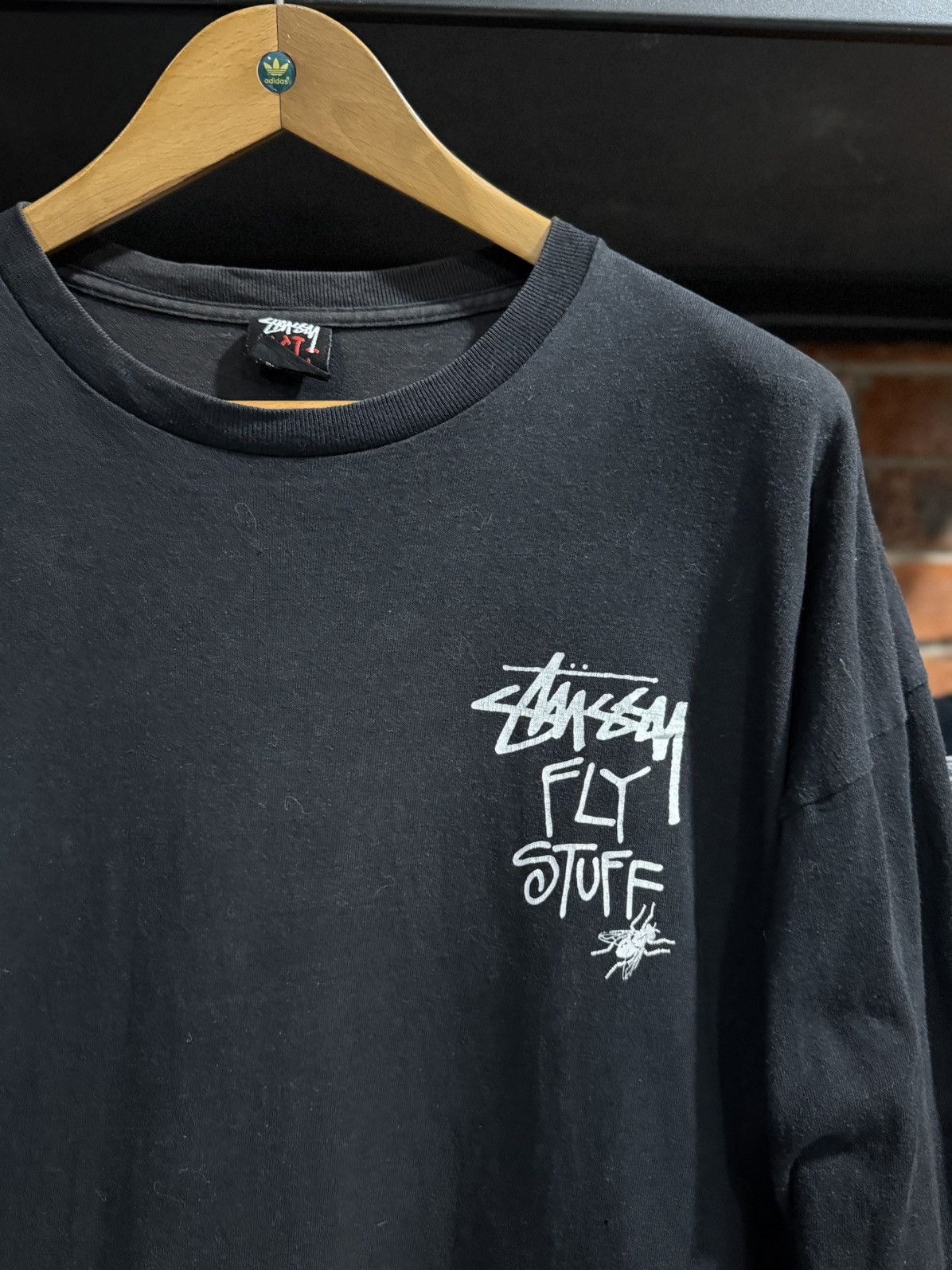Other Vintage Stussy Fly Stuff Long Sleeve Faded Tee Size US XL / EU 56 / 4 - 8 Thumbnail