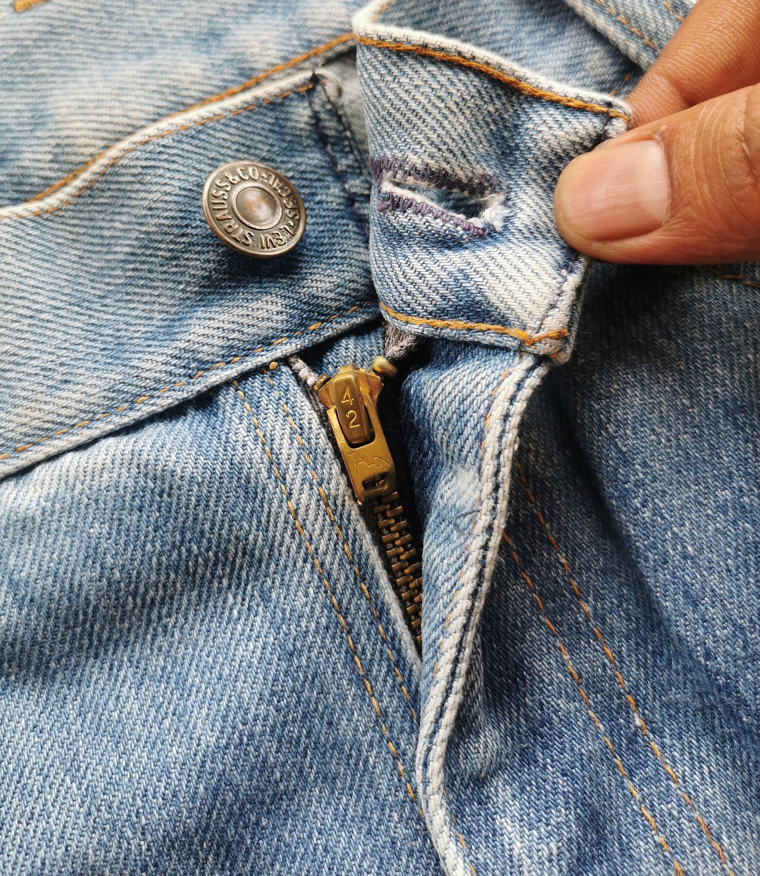 Levi's 70s-80s era LEVIS flare vintage orange tag RARE Size US 30 / EU 46 - 1 Thumbnail