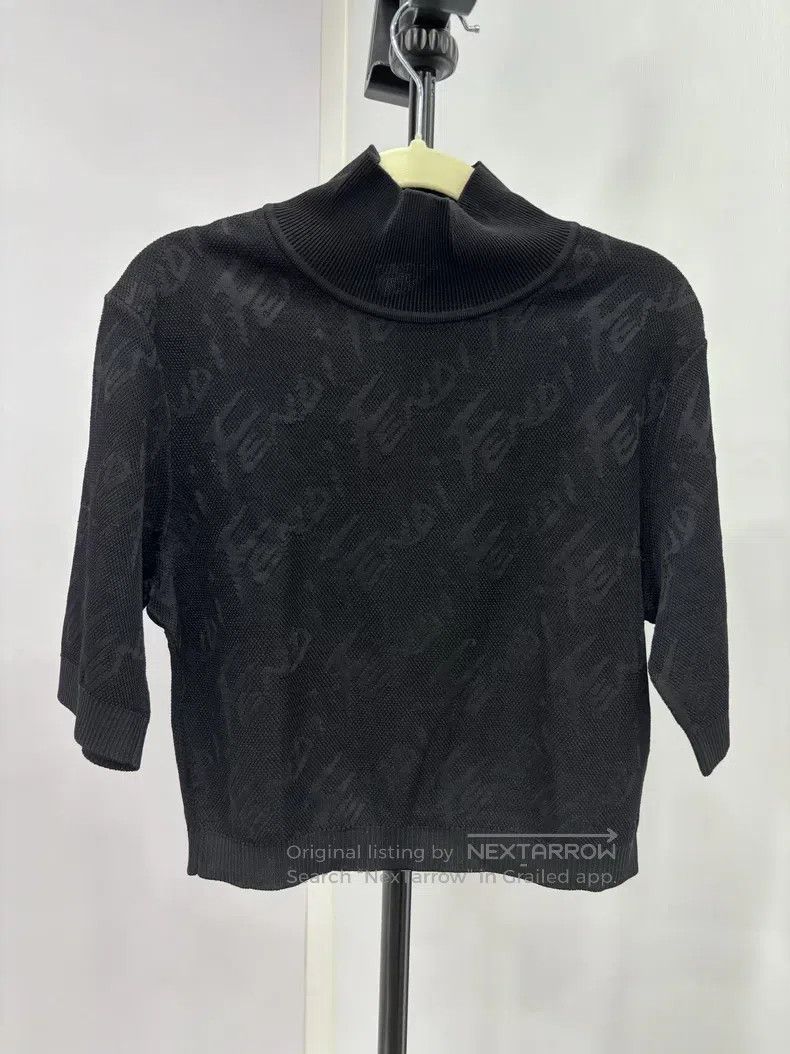 Fendi Fendi Black high-waisted full-print double-F mid-sleeve kn Size XS / US 0-2 / IT 36-38 - 1 Thumbnail