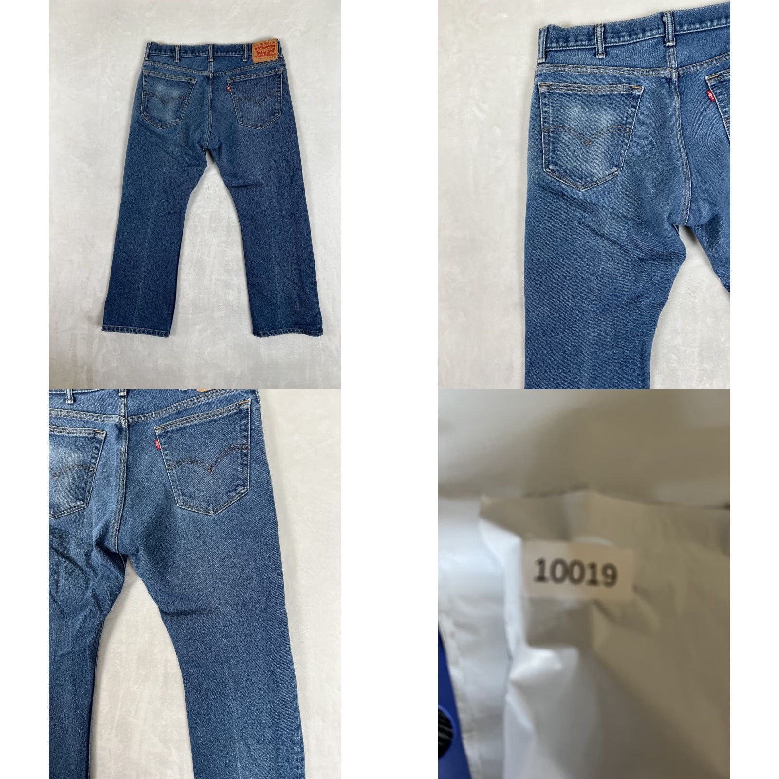 Levi's VINTAGE Levi's 517 Jeans Mens 32x28 Boot Cut Flare Denim Blue 90s Americana Western Cowboy Work Wear Red Tab 5-Pocket Size US 32 / EU 48 - 8 Thumbnail