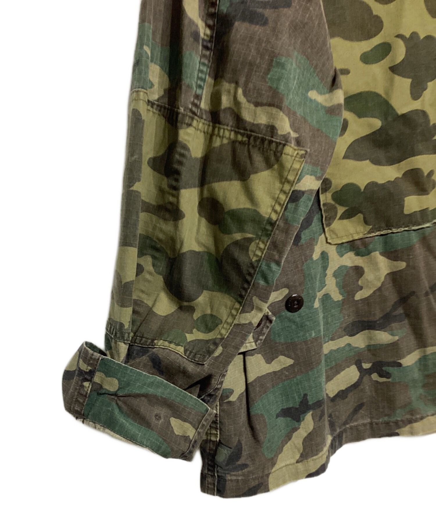 Bape × Wtaps WTAPS × A BATHING APE 2017 JUNGLE L/S SHIRT Olive Size S Size US S / EU 44-46 / 1 - 9 Thumbnail