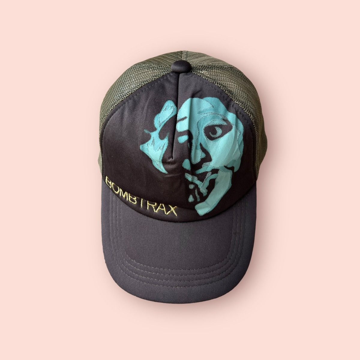 Japanese Brand RARE BOMBTRAX TRUCKER SNAPBACK CAP Size ONE SIZE - 4 Thumbnail