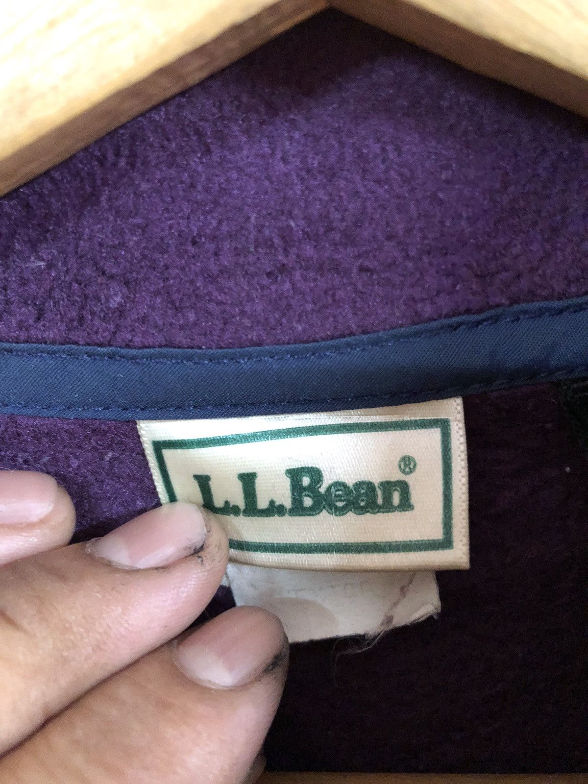 L.L. Bean × Vintage Vintage 90’s L.L Bean Embroided Half Zipper Fleece Size US M / EU 48-50 / 2 - 6 Thumbnail