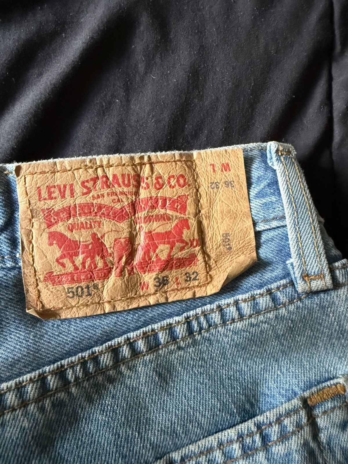 Levi's 501 denim jeans Size US 36 / EU 52 - 3 Thumbnail