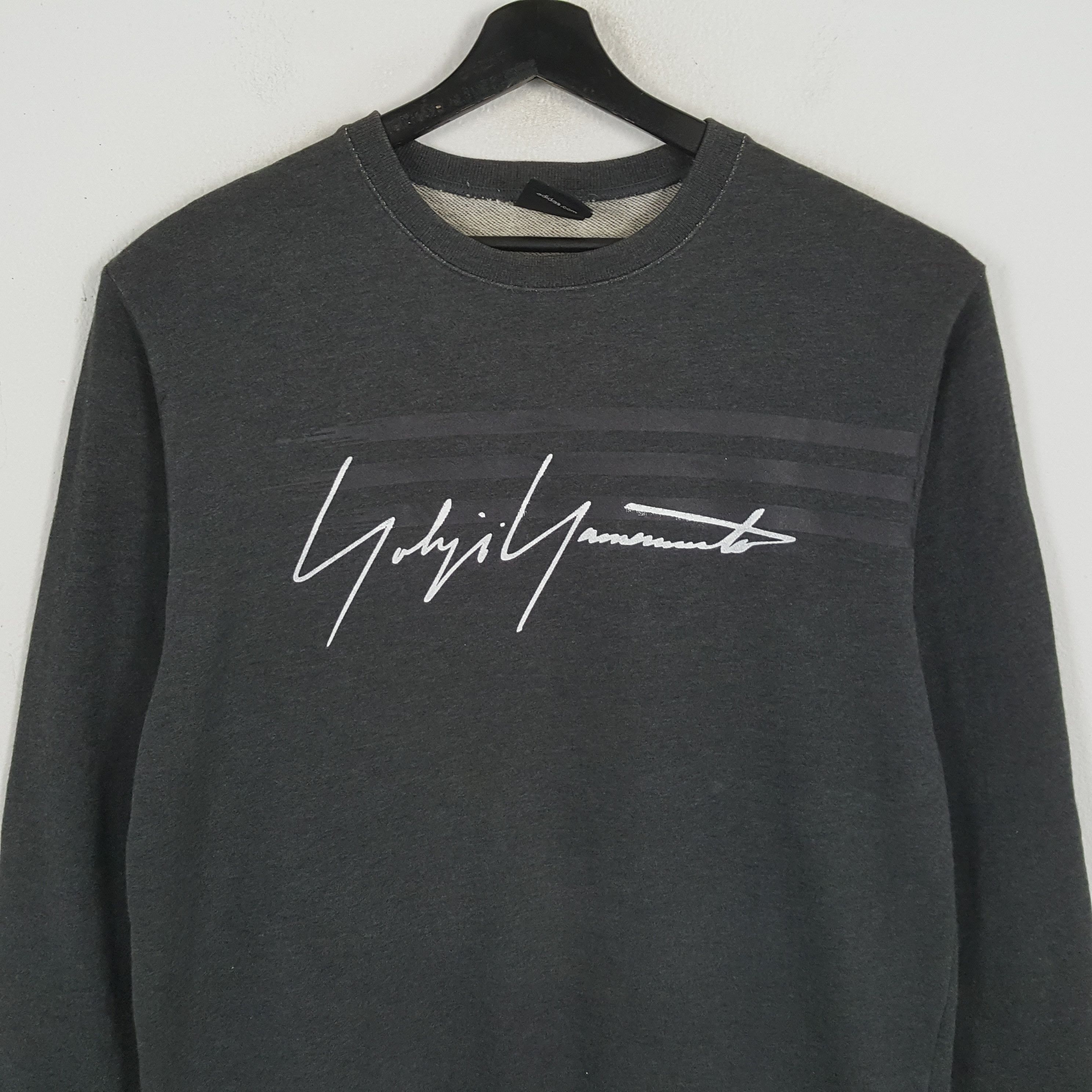 Adidas × Vintage ADIDAS x Custom Art YOHJI YAMAMOTO Style Sweatshirt Size US M / EU 48-50 / 2 - 2 Thumbnail