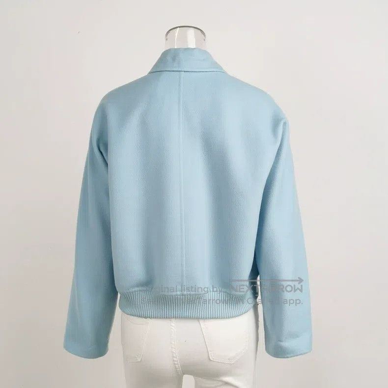 Hermes Hermes Cashmere Solid Color Lapel Coat Size XS / US 0-2 / IT 36-38 - 2 Thumbnail
