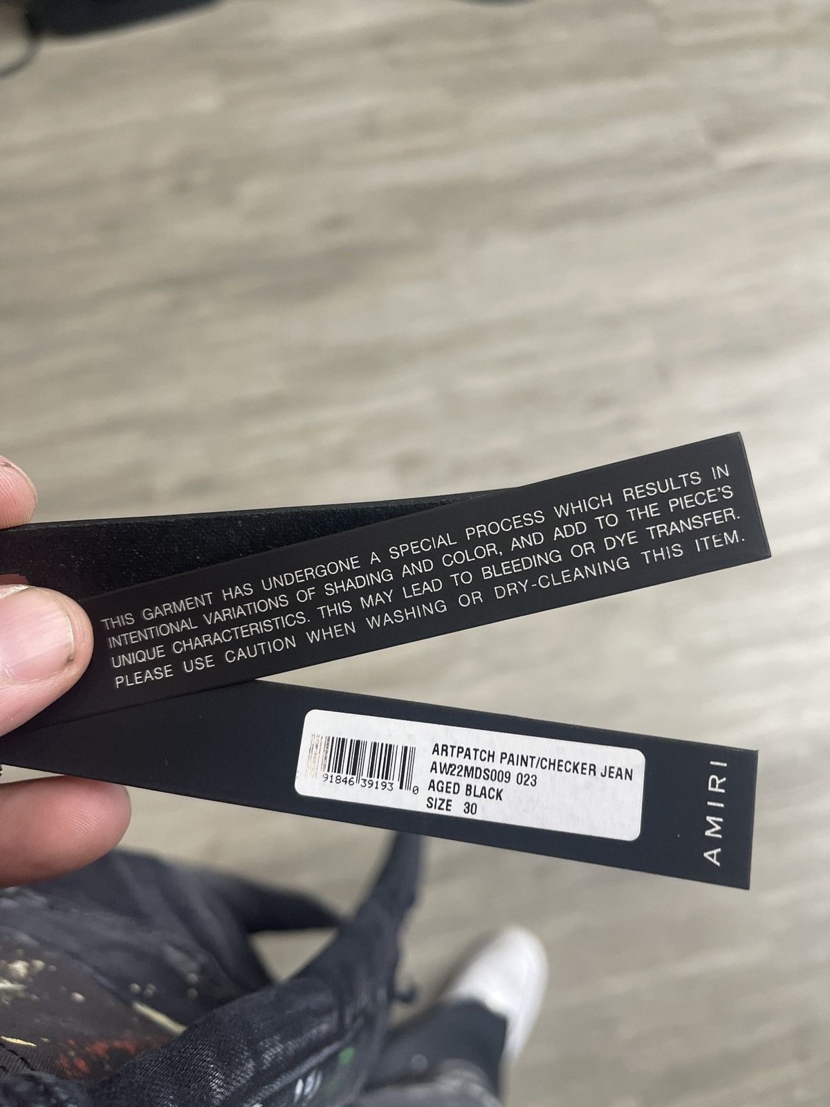 Amiri Amiri Art patch black jeans Size US 30 / EU 46 - 10 Thumbnail