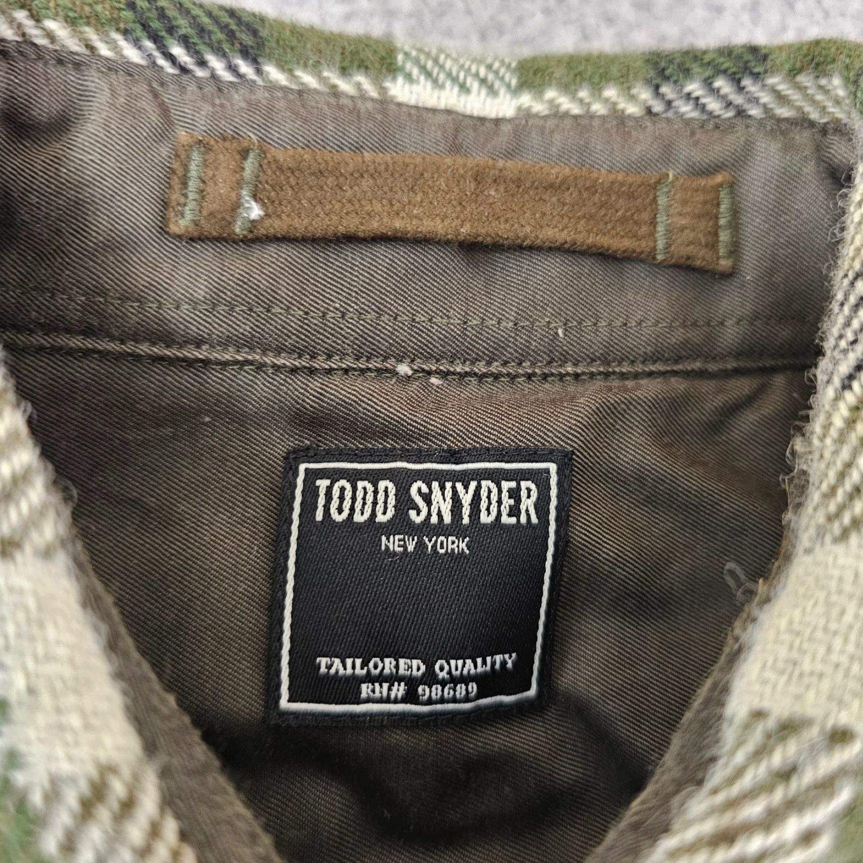 Todd Snyder Todd Snyder Shirt Mens XS Green Plaid Wool Blend Button-Up Long Sleeve Casual Travel Clothing Mens XS Green Plaid Wool Blend Button-Up Shirt Size US XS / EU 42 / 0 - 3 Thumbnail