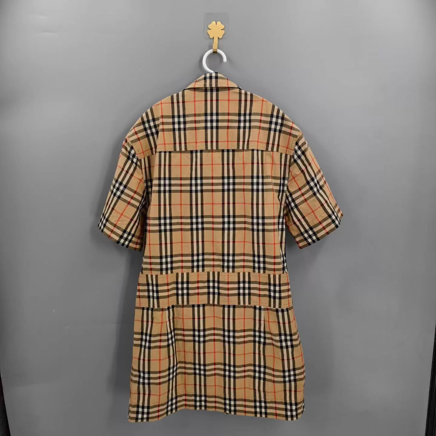 Burberry BURBERRY Retro Check Short Sleeve A-Line Dress UK8 Size S / US 4 / IT 40 - 2 Thumbnail
