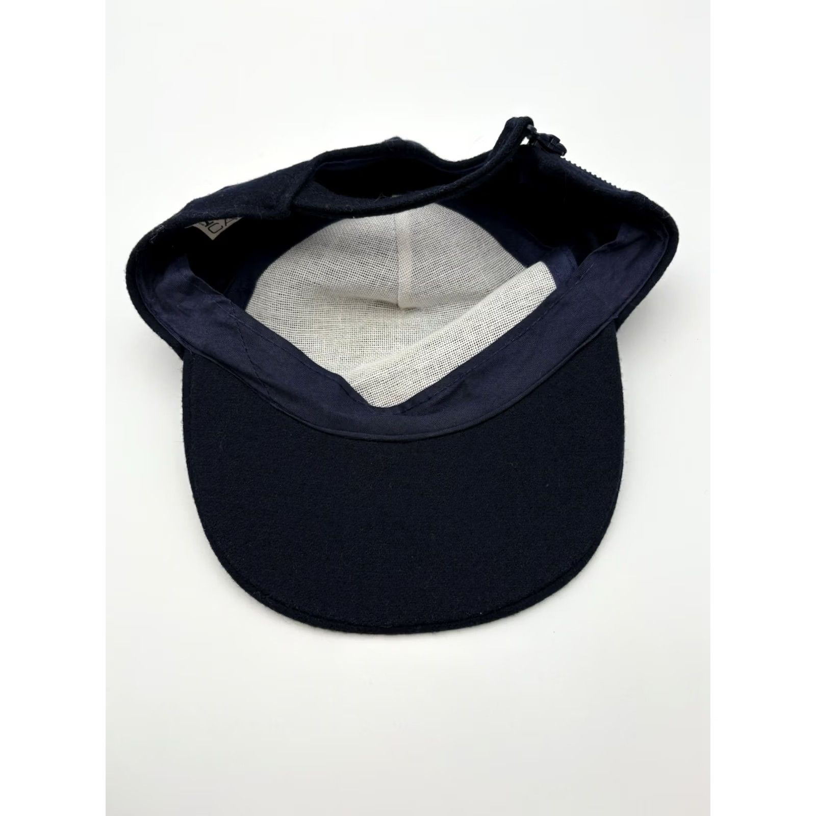 Vintage VINTAGE AD Cap Navy Blue Wool Mariner's Cap M/S Vesteralen Coastal Norway Passenger Ship Adjustable Hat Men One Size Nautical 80s Marine Hats Size ONE SIZE - 5 Thumbnail