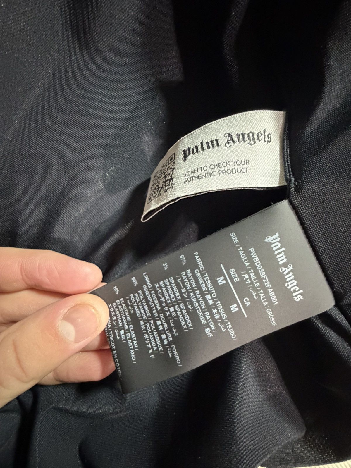 Palm Angels Palm Angles Hold Sequential Zip Up Track Jacket Medium Size US M / EU 48-50 / 2 - 4 Thumbnail