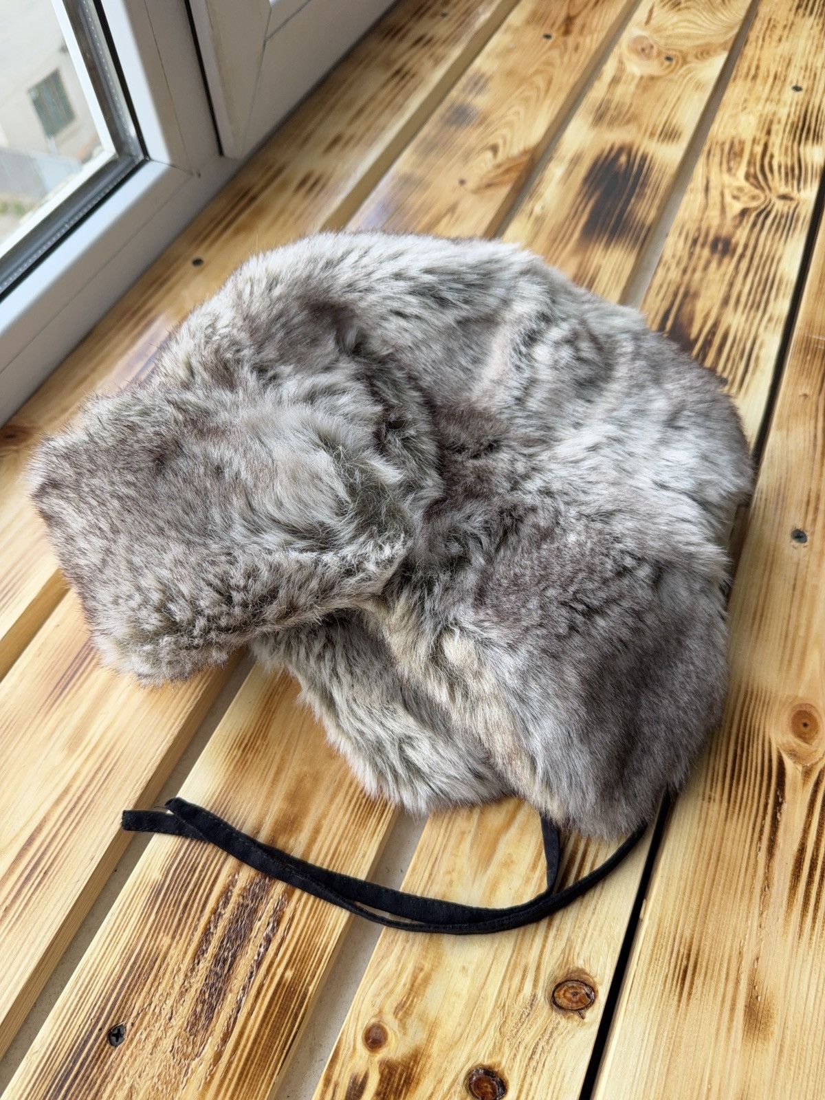 Le Grande Bleu (L.G.B.) Vintage Y2K Fuzzy Fur Ushanka Hat if six was nine LGB Style Size ONE SIZE - 4 Thumbnail