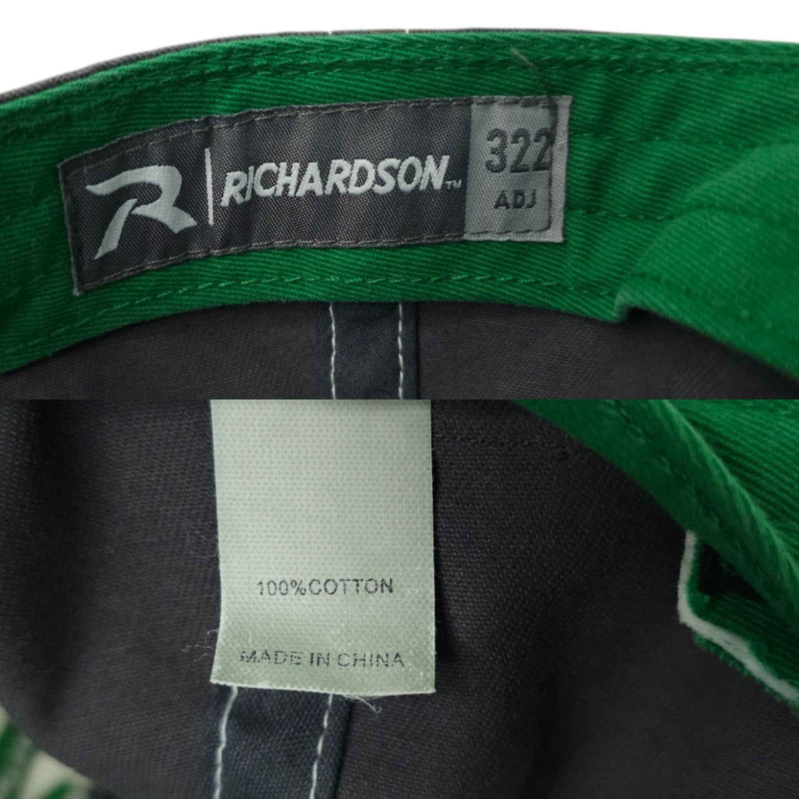 Richardson LK Embroidered Logo Twill Strapback Cap Trucker Baseball Hat Size ONE SIZE - 8 Thumbnail