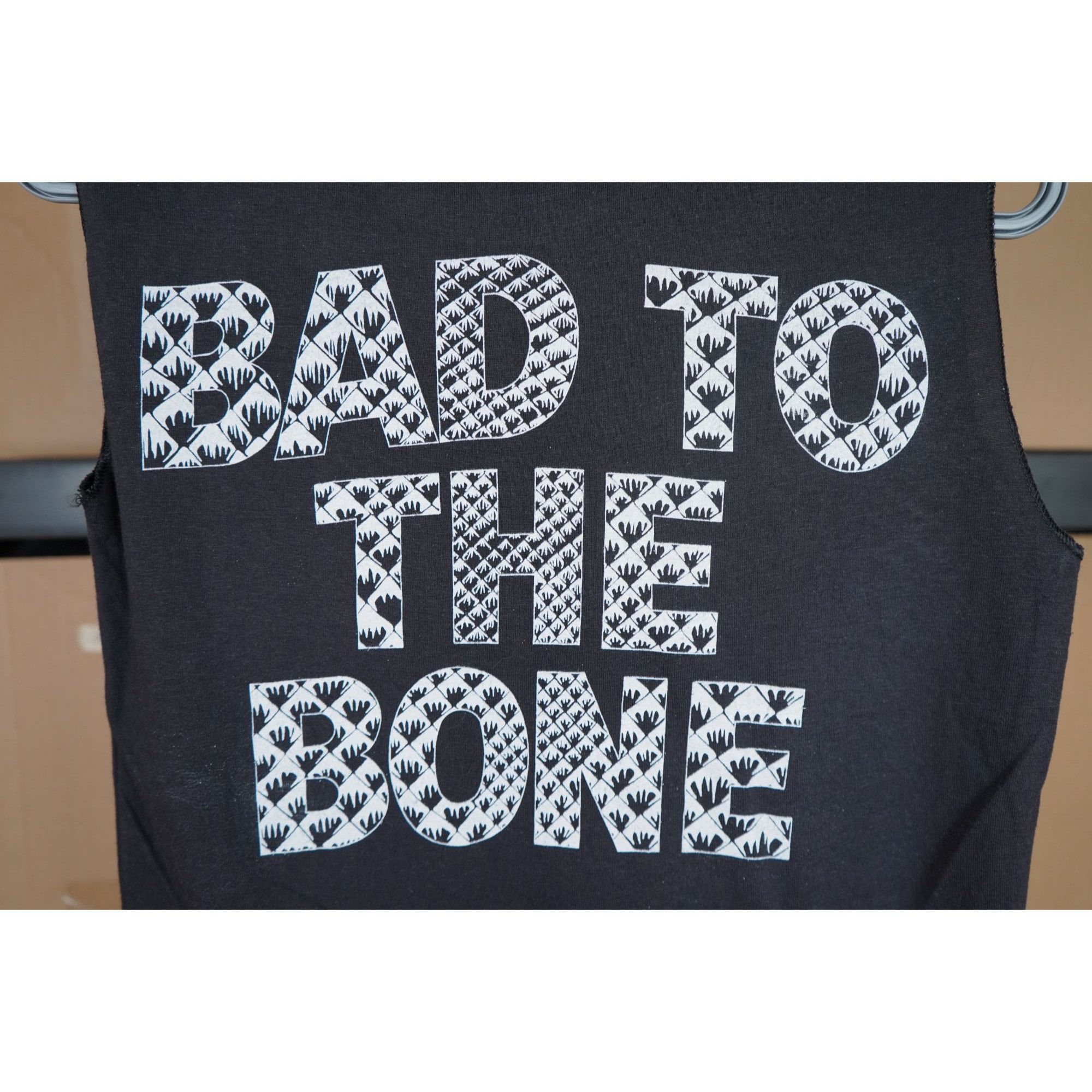 Vintage Vintage Tank Top Black Women's S "I'M BAD" #450 Size S / US 4 / IT 40 - 4 Thumbnail