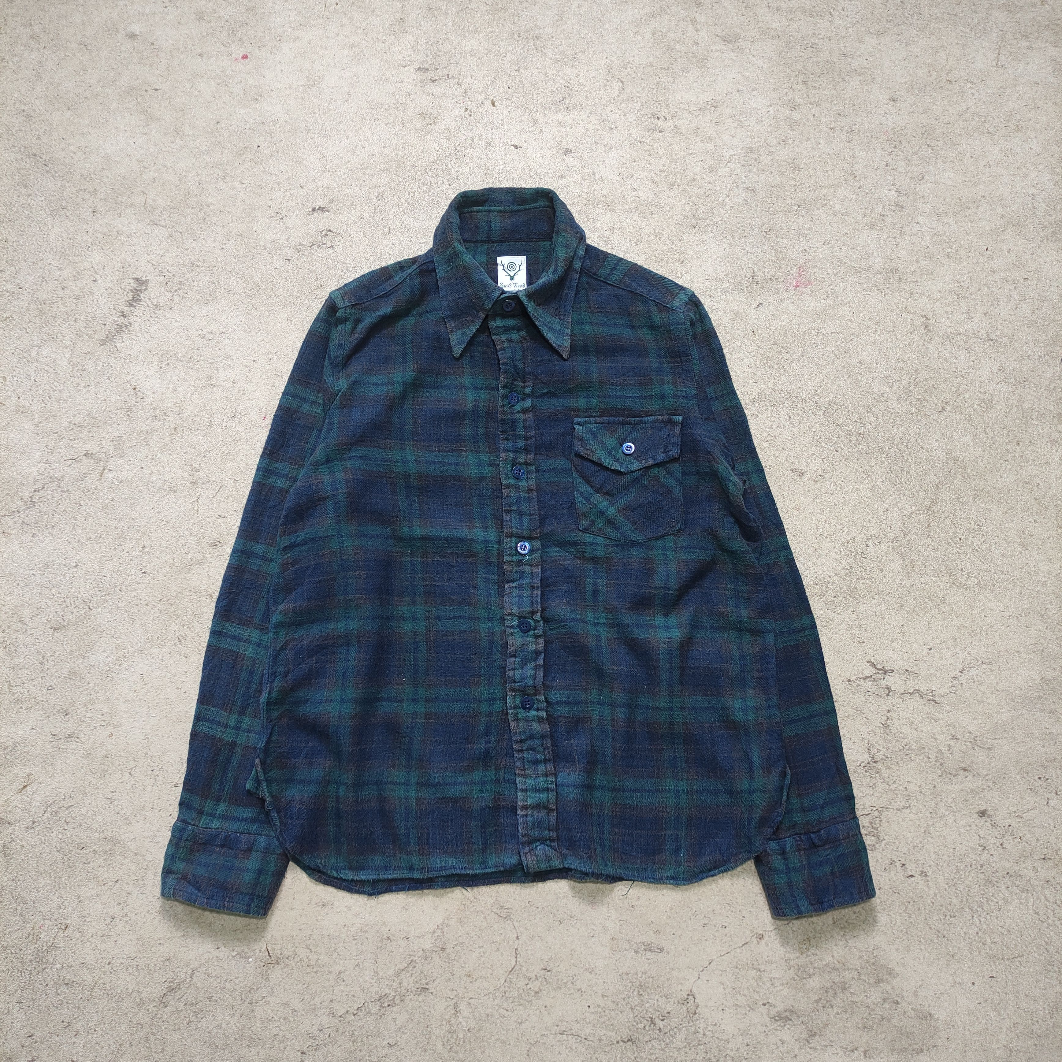 South2 West8 South2 West8 Flannel Shirt by Nepenthes Size US S / EU 44-46 / 1 - 1 Thumbnail