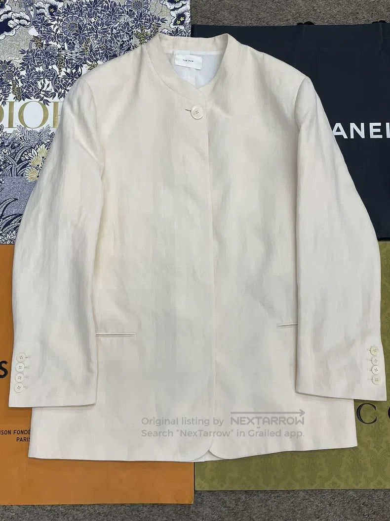 The Row The Row size0 Beige Lapel Jacket Size M / US 6-8 / IT 42-44 - 1 Thumbnail