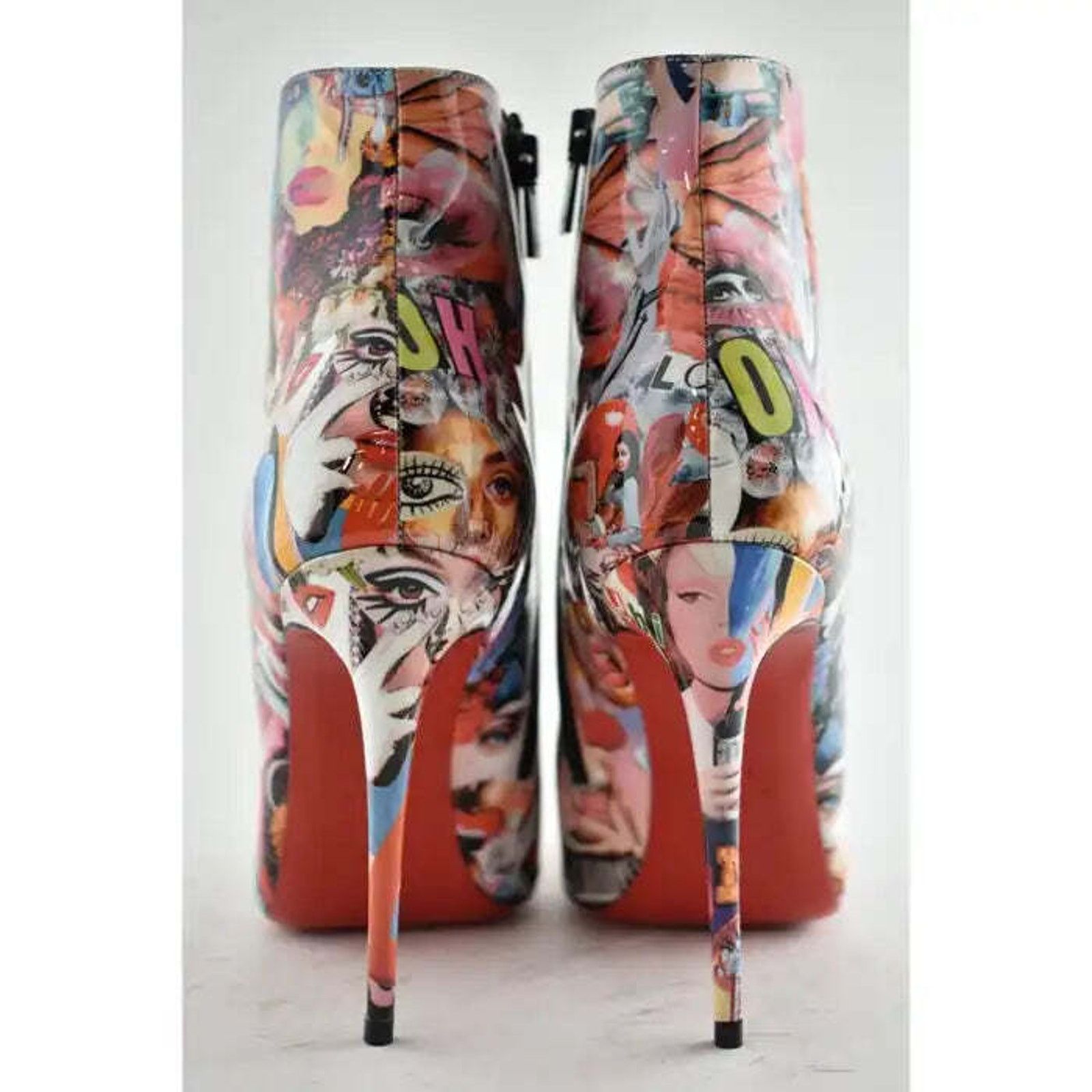 Christian Louboutin Christian Louboutin So Kate Booty 100 OH Xtian Patent Multi Size US 7.5 / IT 37.5 - 8 Thumbnail