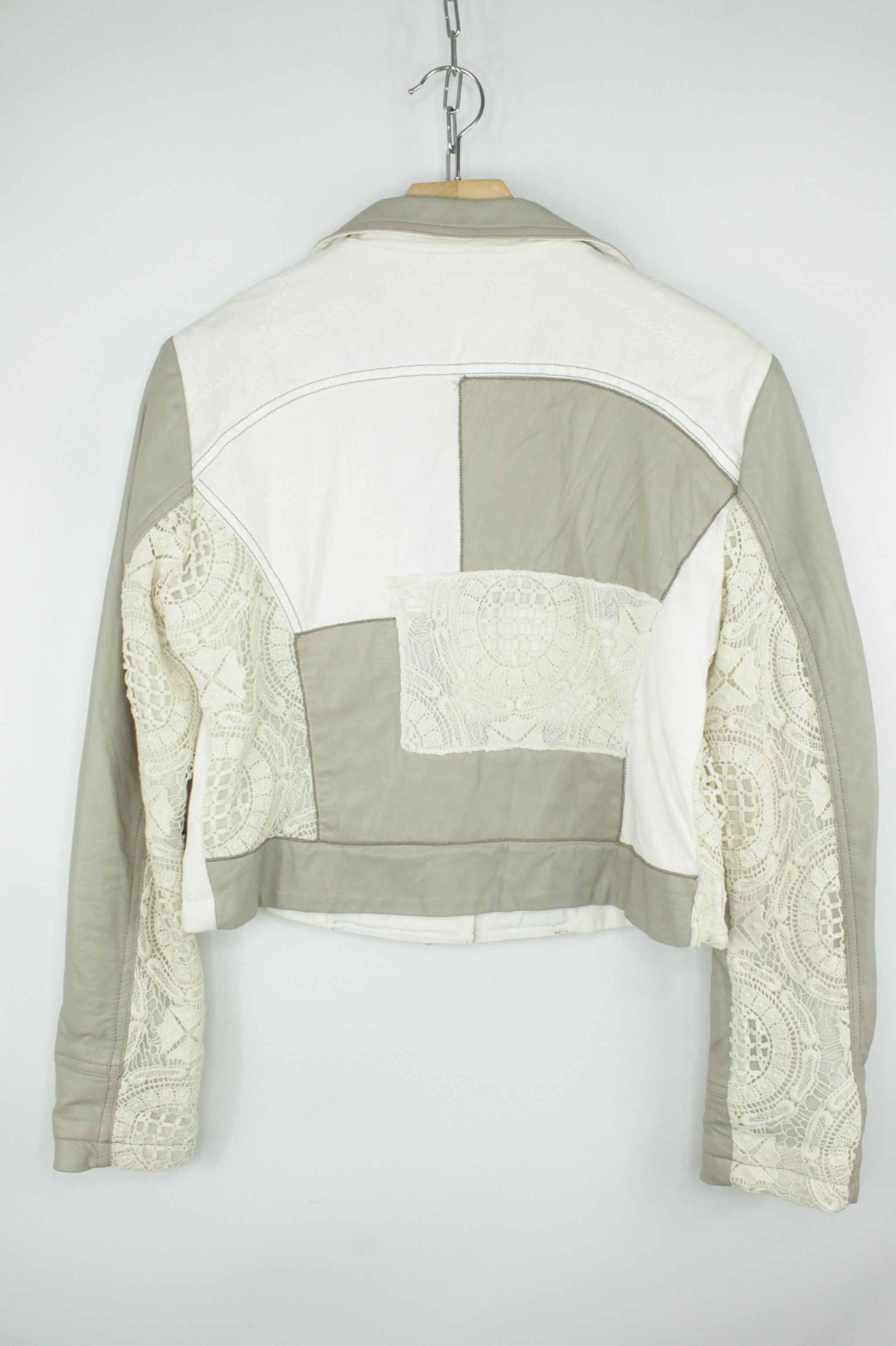 Elisa Cavaletti Elisa Cavaletti Club Leather Embroidered Cropped Jacket Size S / US 4 / IT 40 - 8 Thumbnail