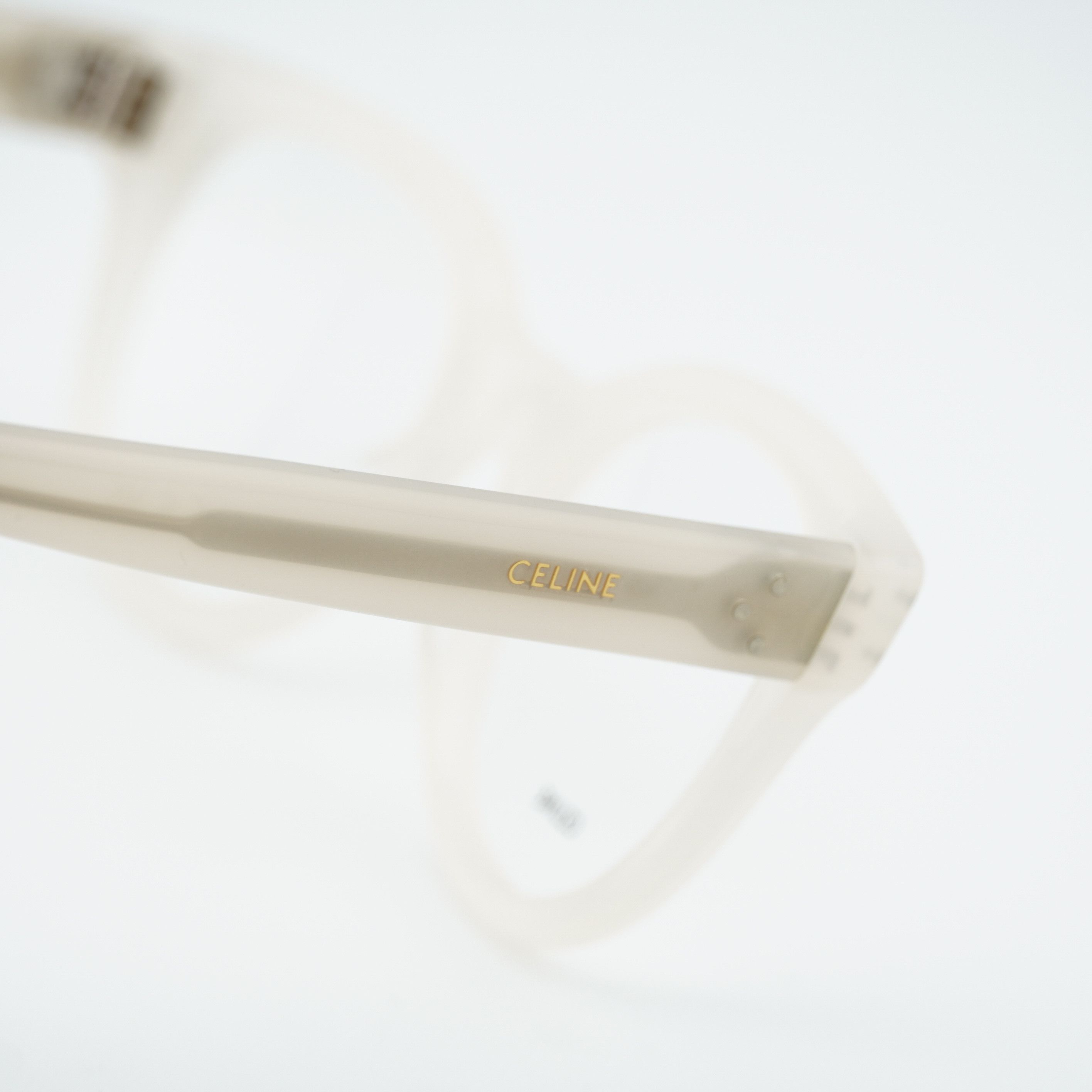Celine Celine CL50109I 025 Eyeglasses Ivory 51mm Square Frame Size ONE SIZE - 9 Thumbnail