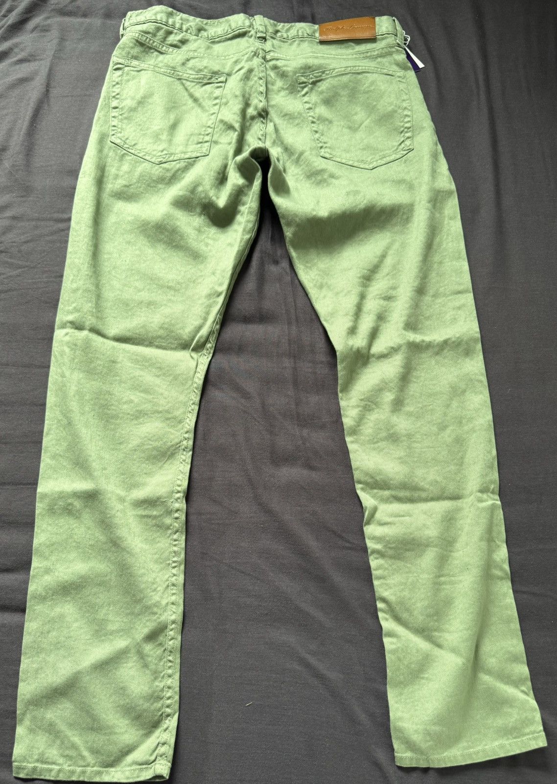 Ralph Lauren × Ralph Lauren Purple Label Ralph Lauren Purple Label Green Slim Fit Denim Size US 32 / EU 48 - 5 Thumbnail