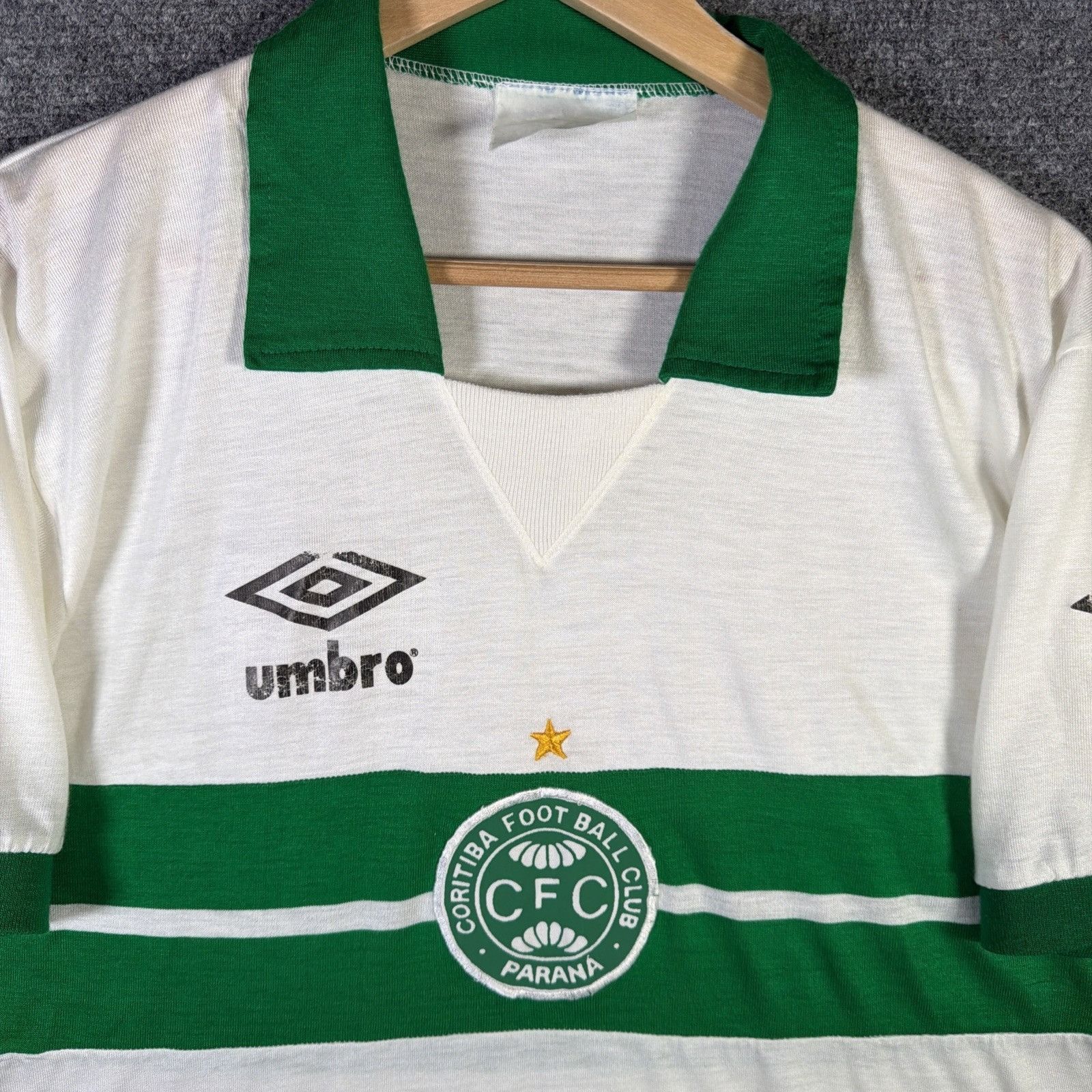 Umbro Vintage Coritiba Parana Jersey Large UMBRO Home 1992 90s Size US L / EU 52-54 / 3 - 2 Thumbnail