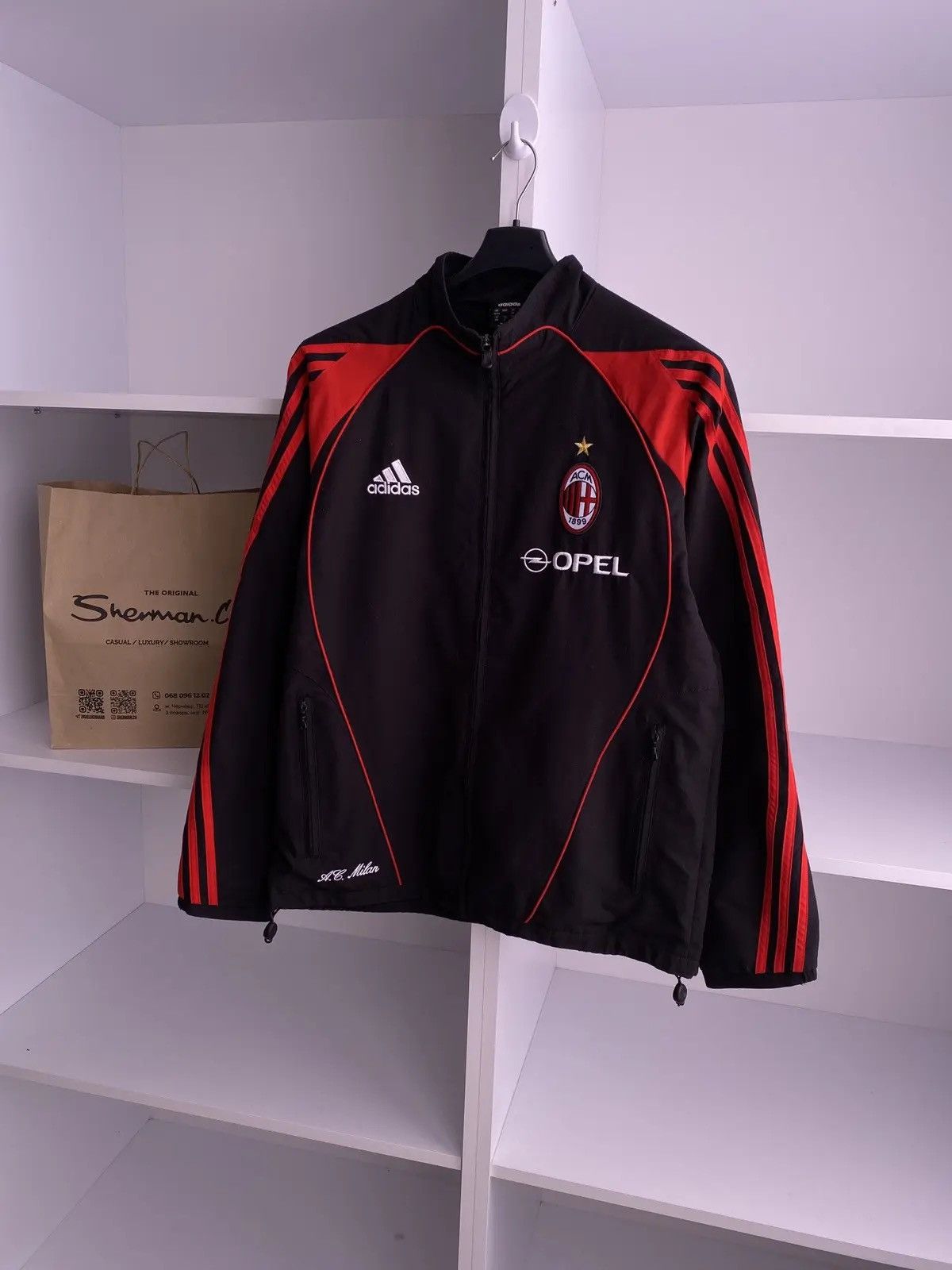 Adidas × Vintage Adidas Milan vintage zip Jacket retro 90s Size US L / EU 52-54 / 3 - 2 Thumbnail