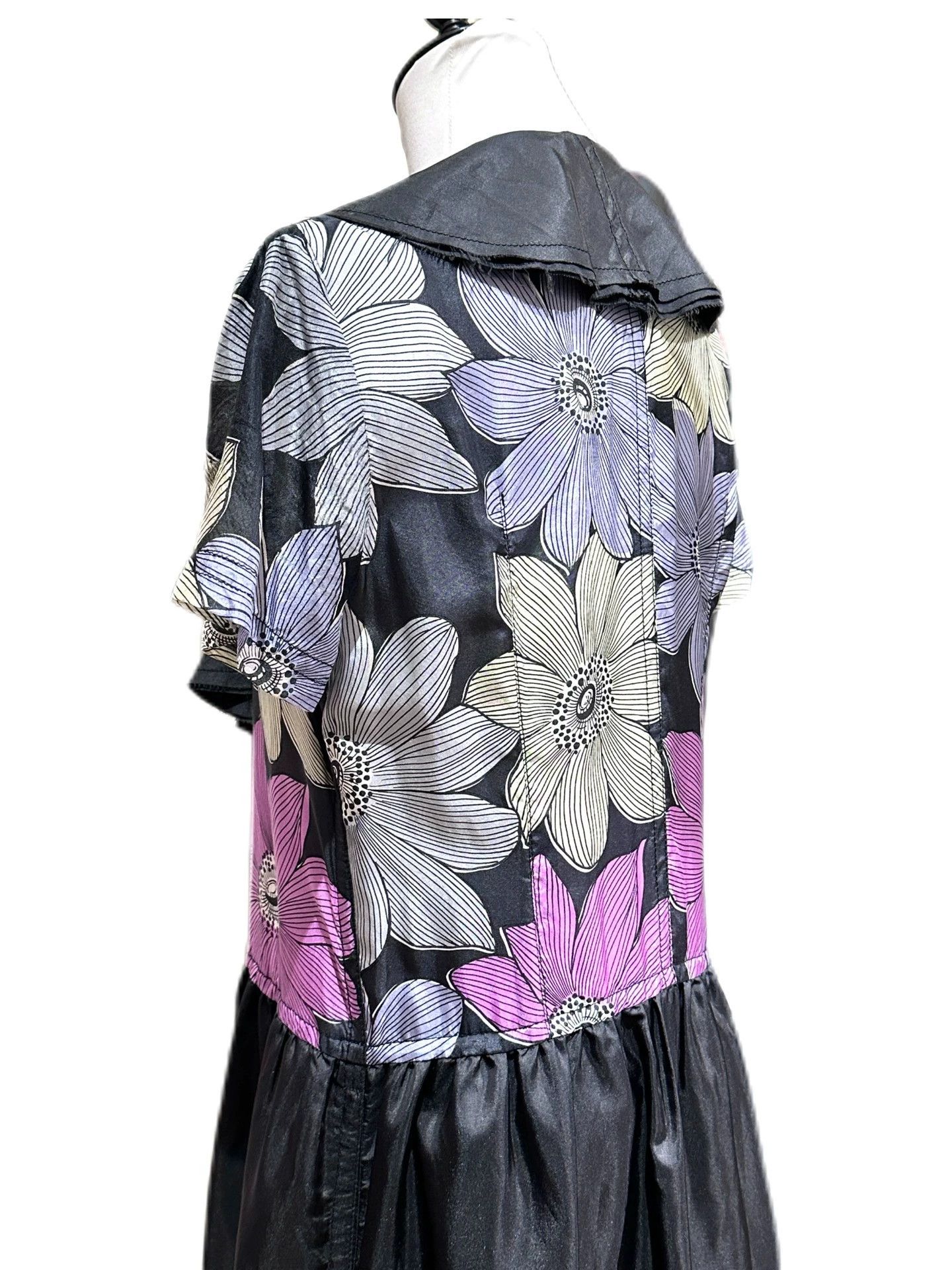 Comme des Garcons CDG Tricot AD2002 Floral Ruffle Collar Dress M Size M / US 6-8 / IT 42-44 - 4 Thumbnail