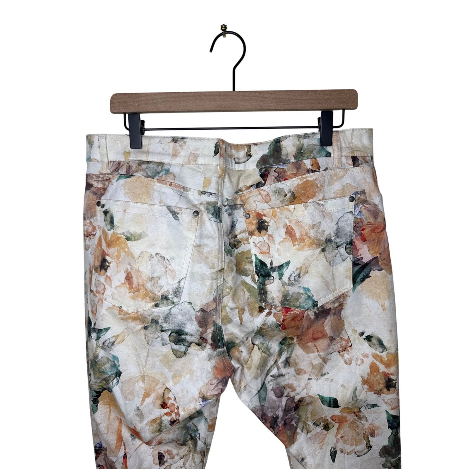 Other PERUVIAN CONNECTION Isola Pants Slim Pant Watercolor Garden Size 34" / US 12 / IT 48 - 5 Thumbnail