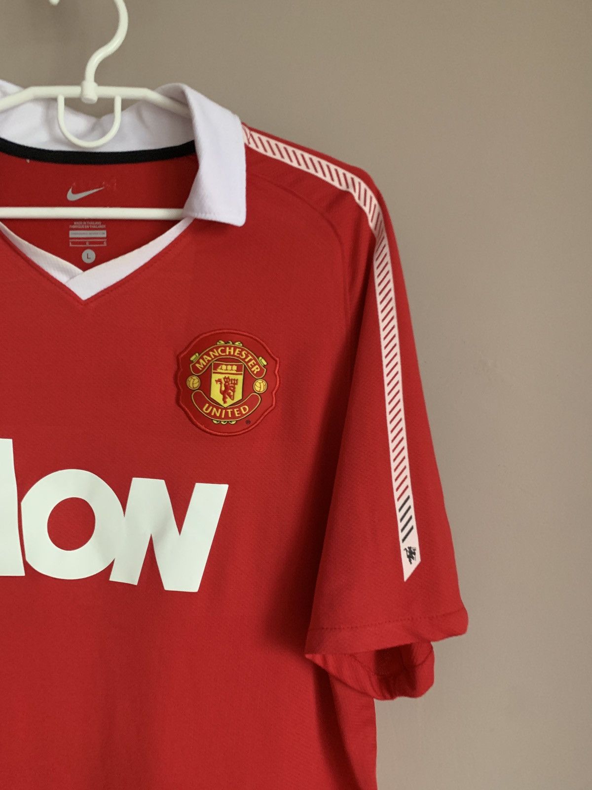 Nike Manchester United 2010 2011 home Nike vintage soccer jersey Size US L / EU 52-54 / 3 - 3 Thumbnail