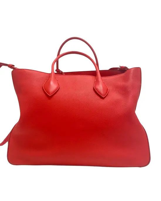 Salvatore Ferragamo o1s1rm0526 Size : OS / Leather Tote Bag in Red Size ONE SIZE - 2 Thumbnail
