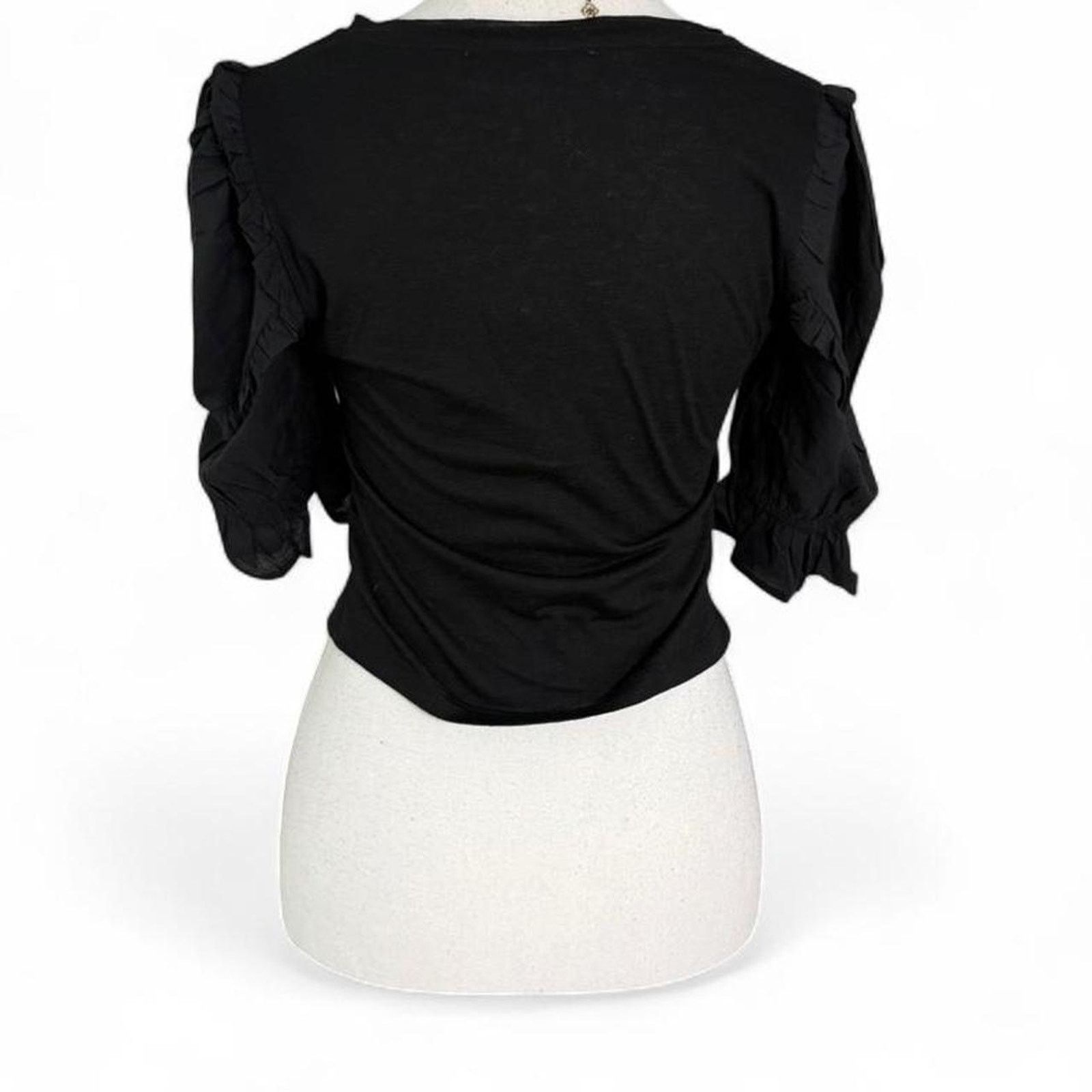 Other Sofie The Label Coline Top in Black Women size small NWT Size S / US 4 / IT 40 - 2 Thumbnail