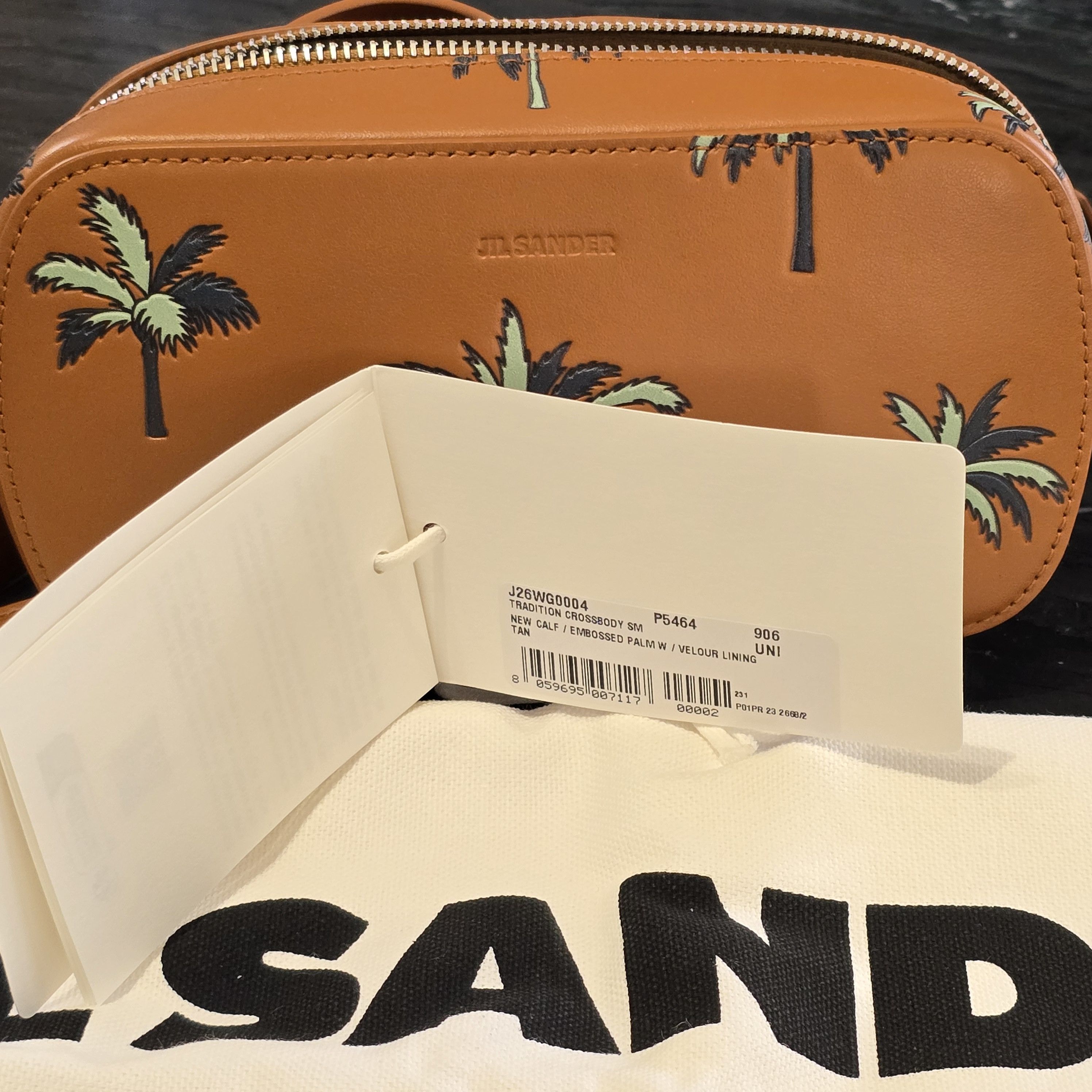 Jil Sander Tradition embossed leather bag Size ONE SIZE - 9 Thumbnail