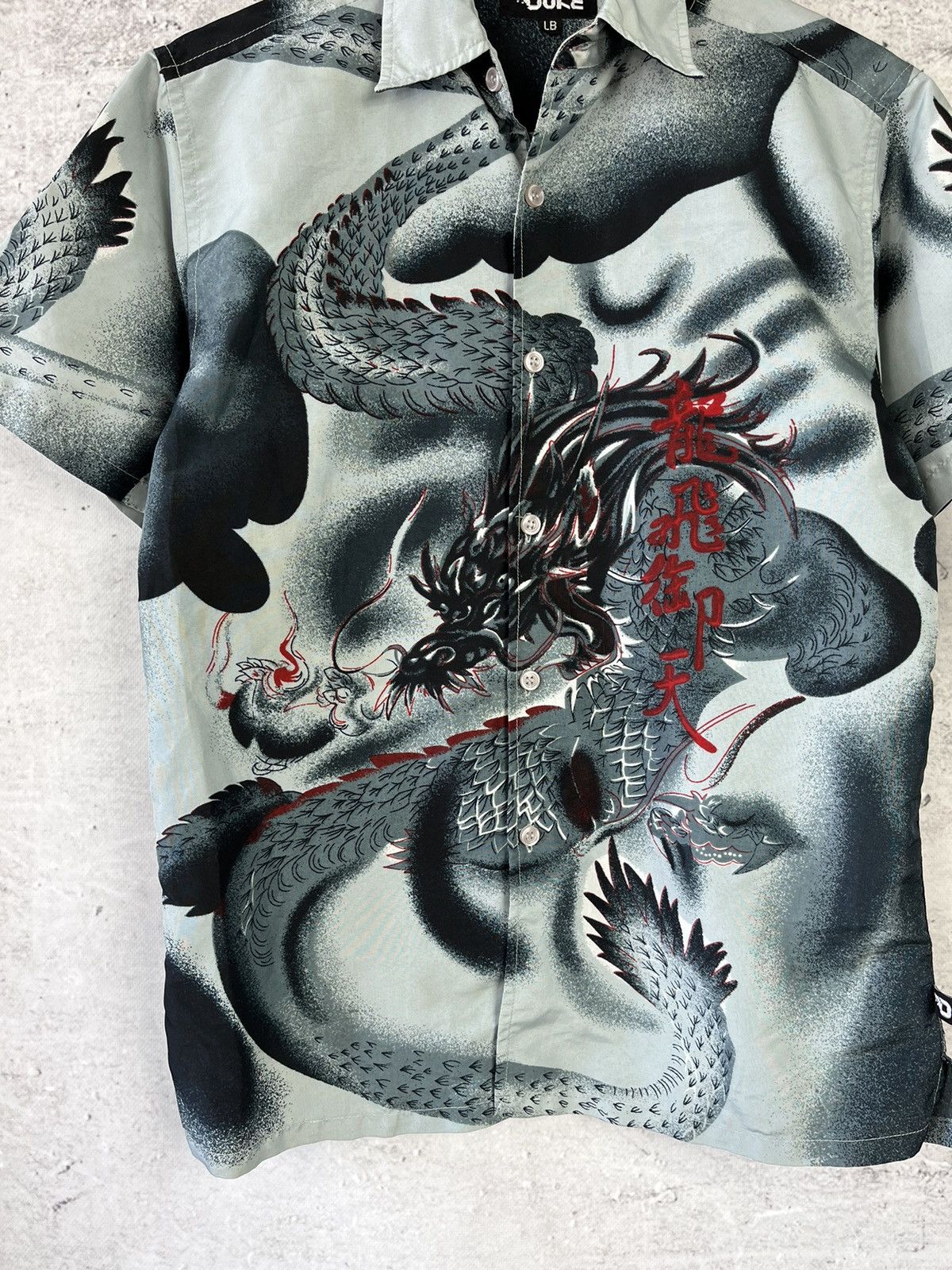 Japanese Brand × Vintage Vintage Dragon Printed Shirt Size US S / EU 44-46 / 1 - 3 Thumbnail