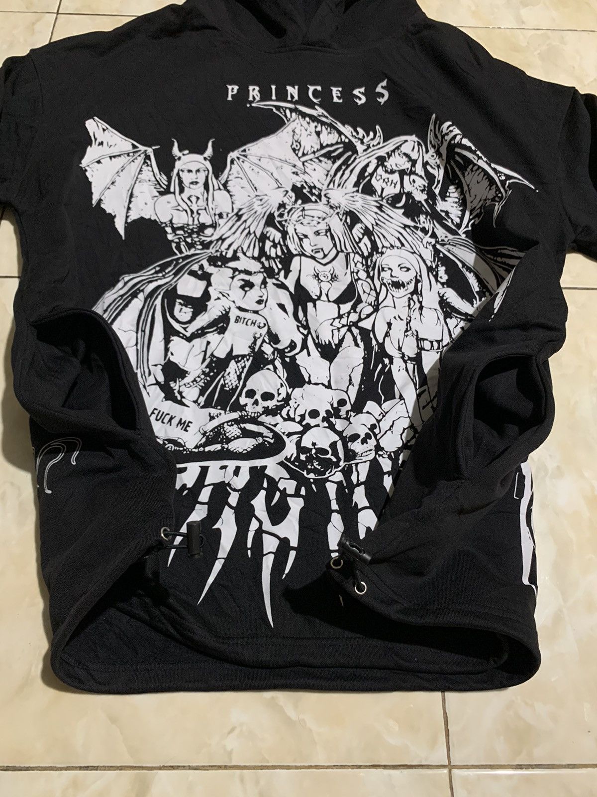 14th Addiction 2000s Vahs✝️Void FUCK ME BITCH devil princess gothic hoodie Size US L / EU 52-54 / 3 - 8 Thumbnail