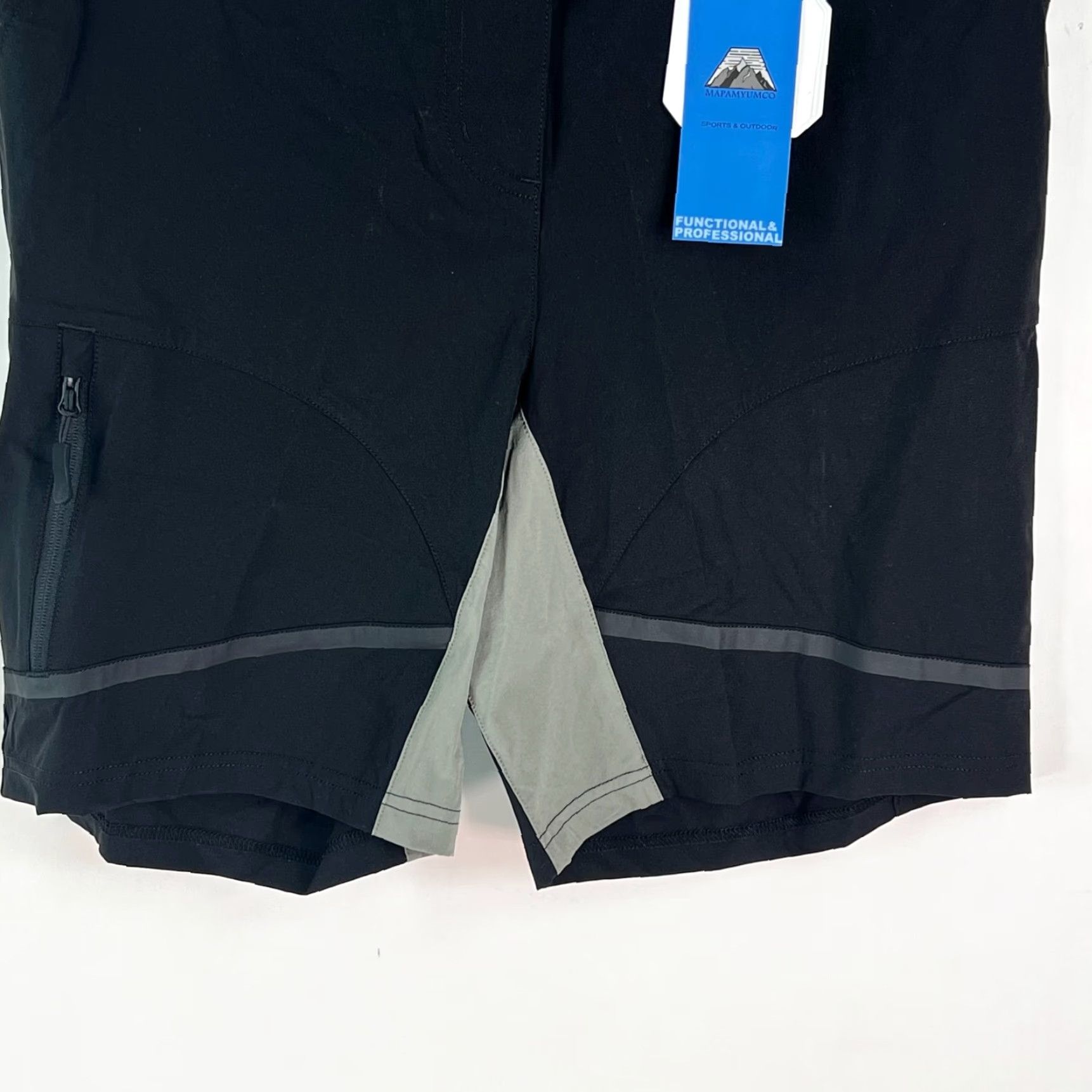 Vintage Mapamyumco Women’s Shorts Cargo Quick Dry Outdoor Hiking 8 in L Black Breathable Pockets UV Protection Golf Camping Womens Size 36" / US 14 / IT 50 - 3 Thumbnail