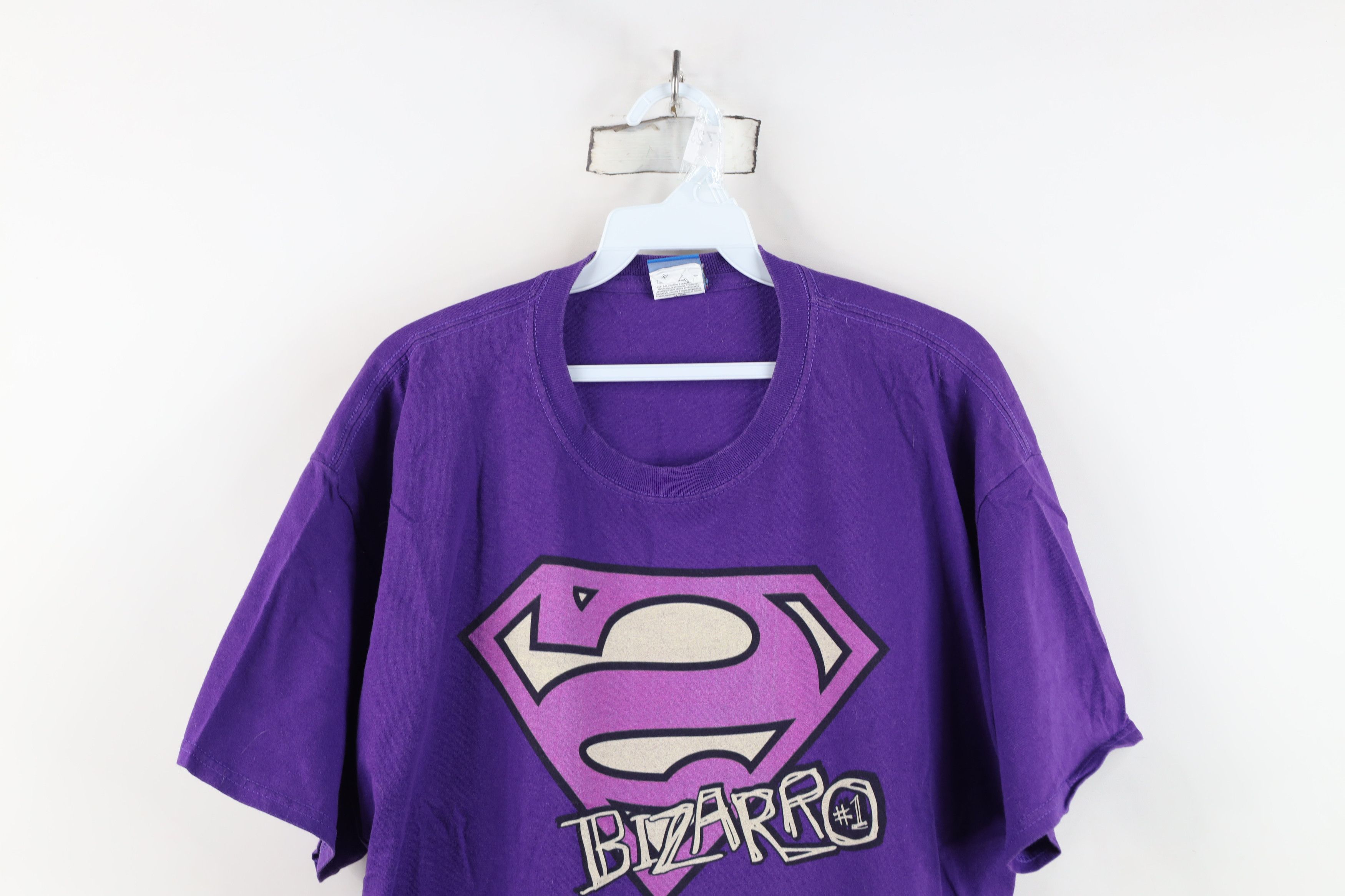 DC Comics Vintage Y2K DC Comics Superman Bizzaro Villain T-Shirt Size US XL / EU 56 / 4 - 2 Thumbnail