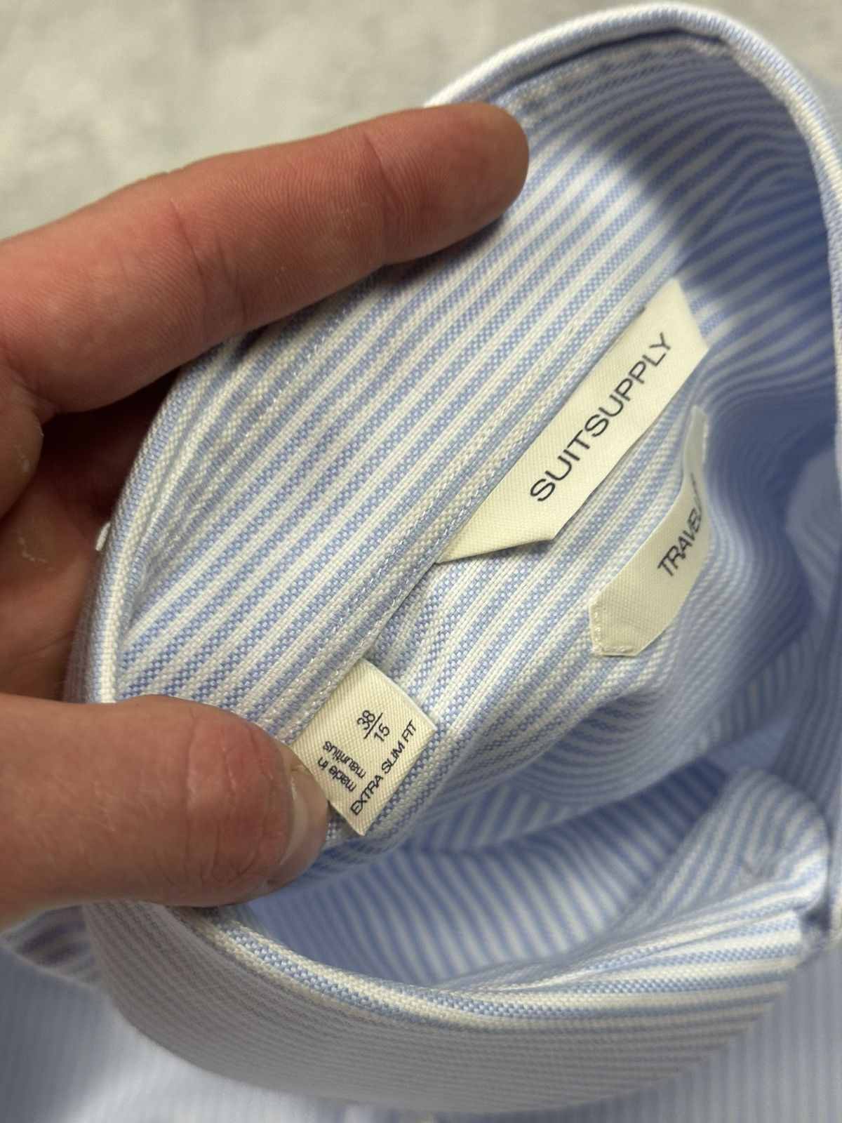 Suitsupply Suitsupply Shirt Button Up Striped Size 38 Size US M / EU 48-50 / 2 - 11 Thumbnail