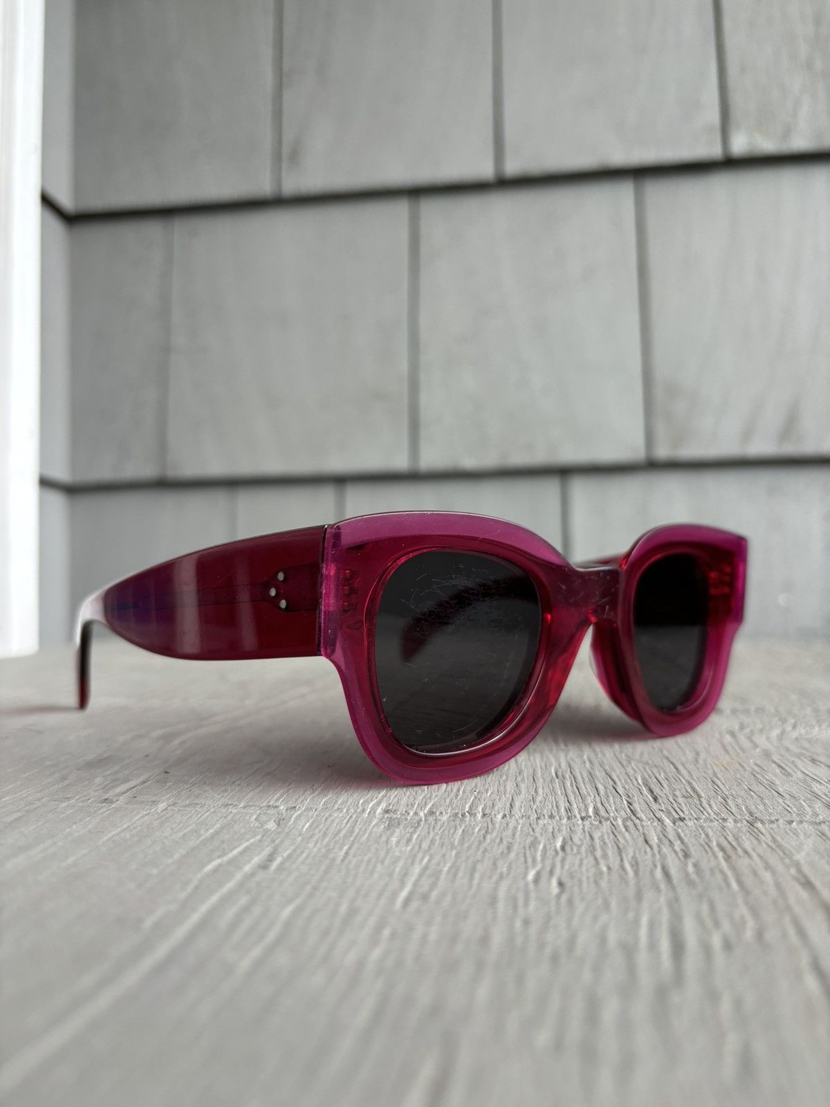 Celine × Designer Celine Sunglasses CL 41446/S Oversized Wayfarer Pink Céline Size ONE SIZE - 5 Thumbnail