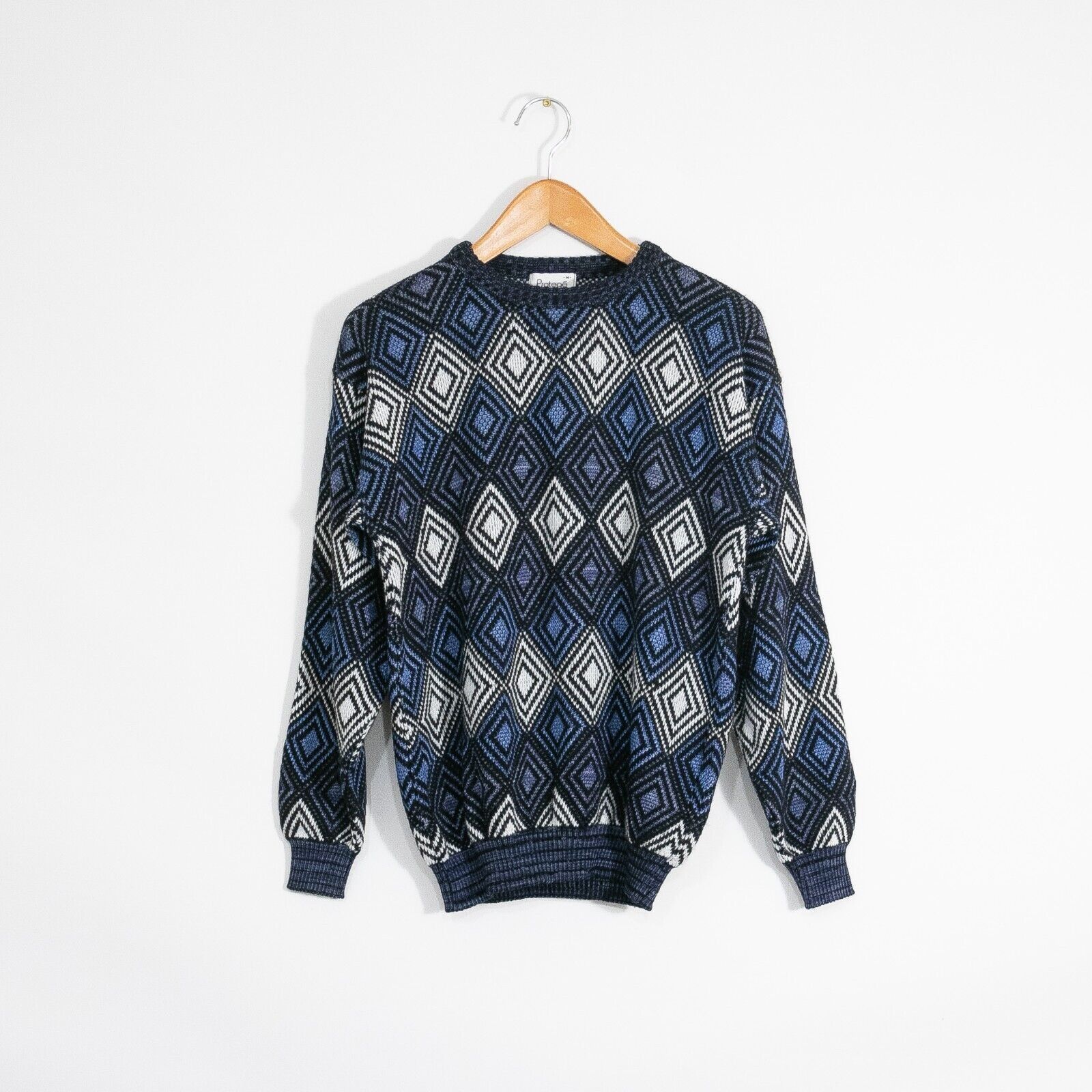 Vintage Vintage Protege Tag Acrylic Sweater Medium - Argyle Diamond Size US M / EU 48-50 / 2 - 1 Thumbnail