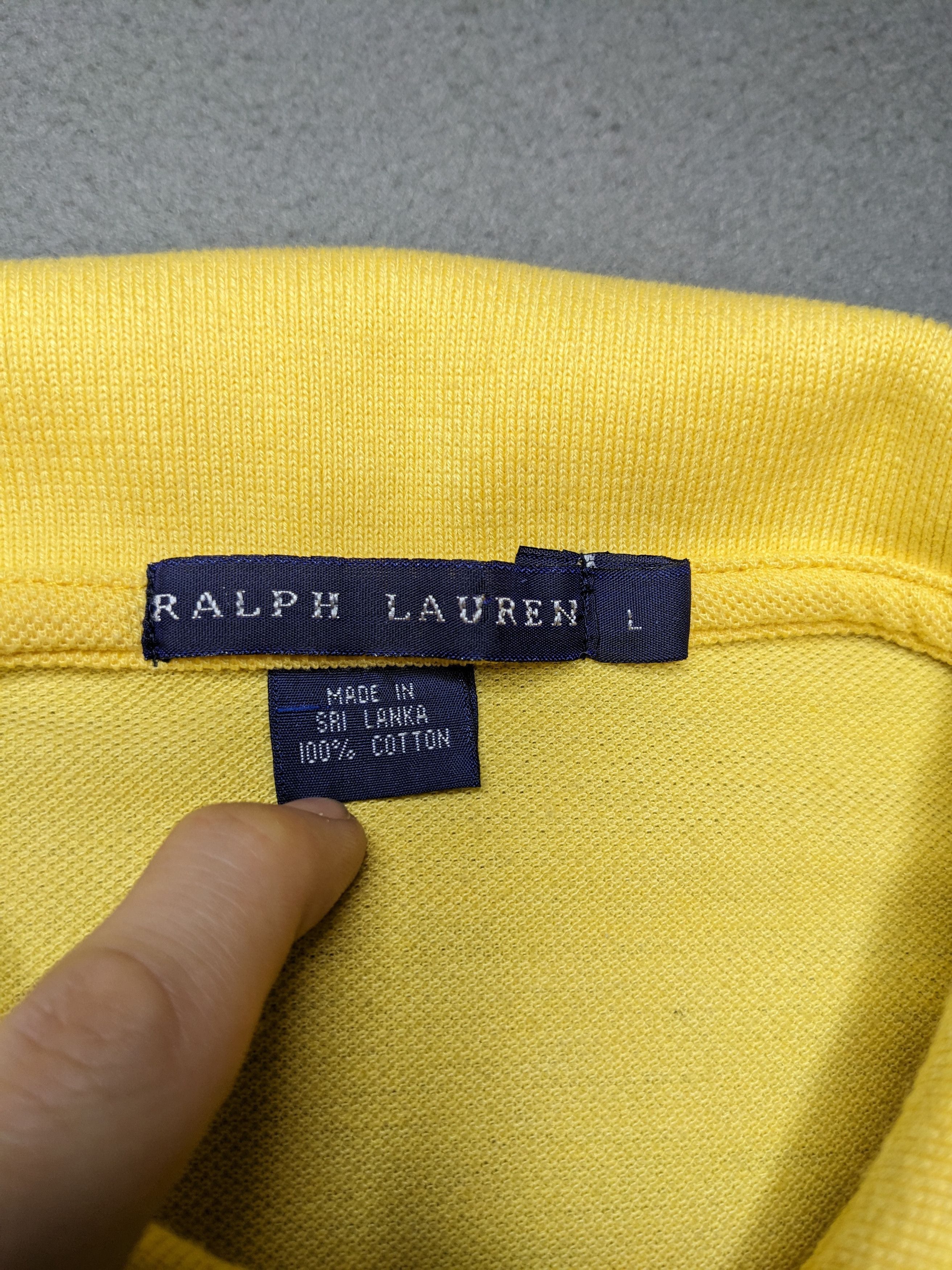 Ralph Lauren VTG Ralph Lauren Big Pony Polo Shirt Womans Large Pique Y2K Size L / US 10 / IT 46 - 6 Thumbnail