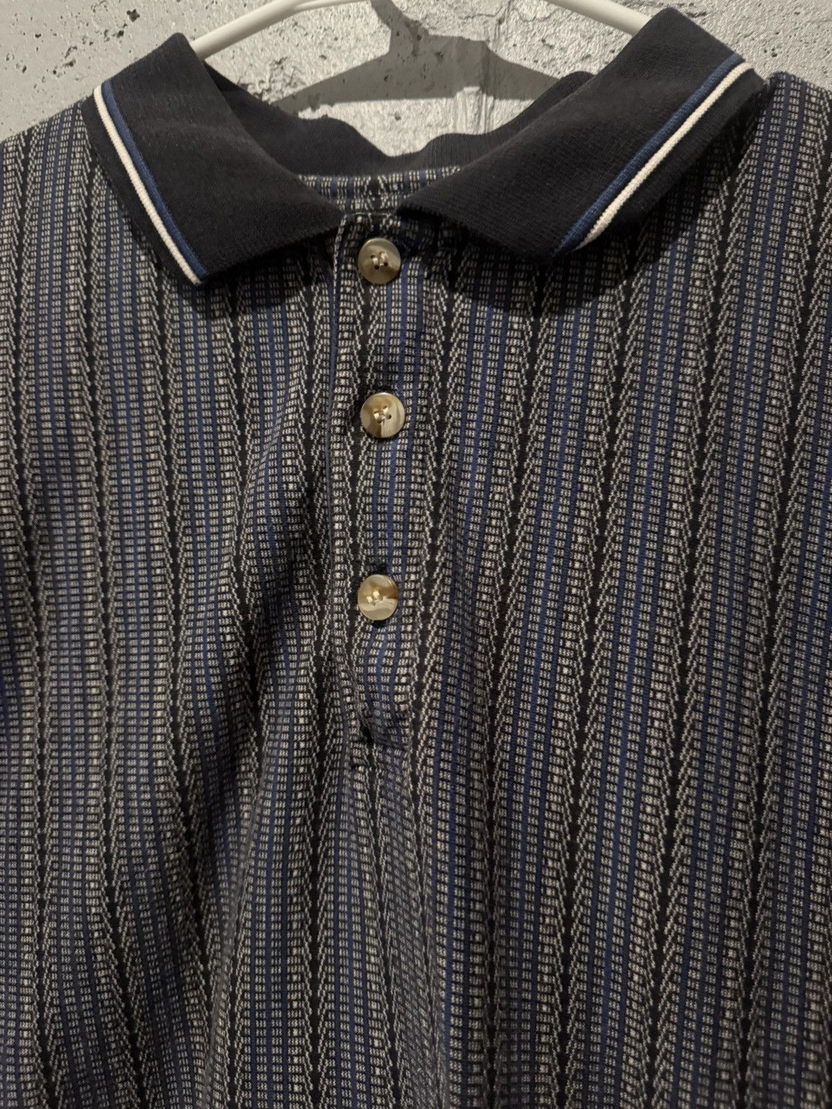 Pierre Cardin Pierre Cardin Men’s Geometric Polo Shirt, Large Size US XL / EU 56 / 4 - 2 Thumbnail