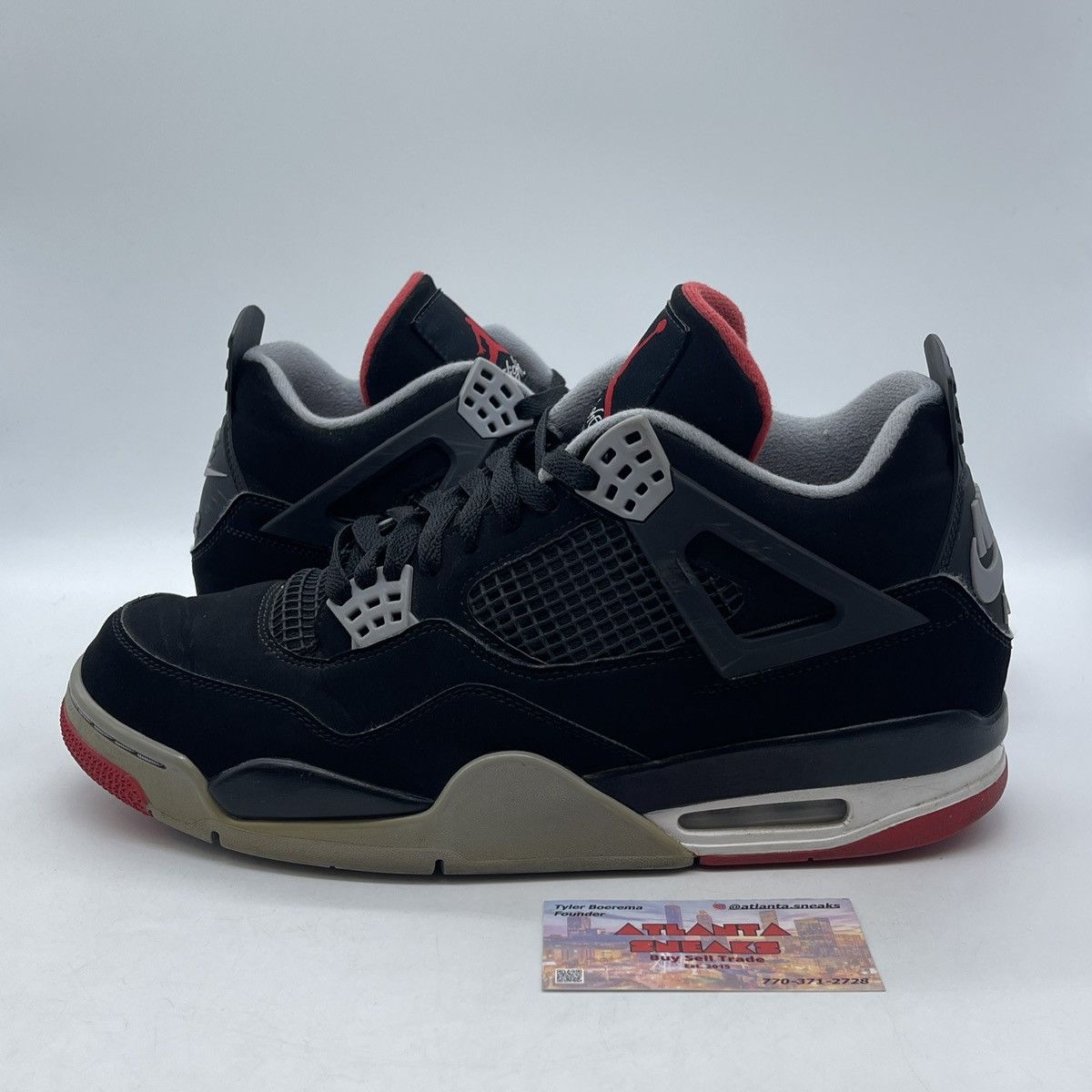 Jordan Brand Air Jordan 4 bred Size US 12 / EU 45 - 1 Thumbnail