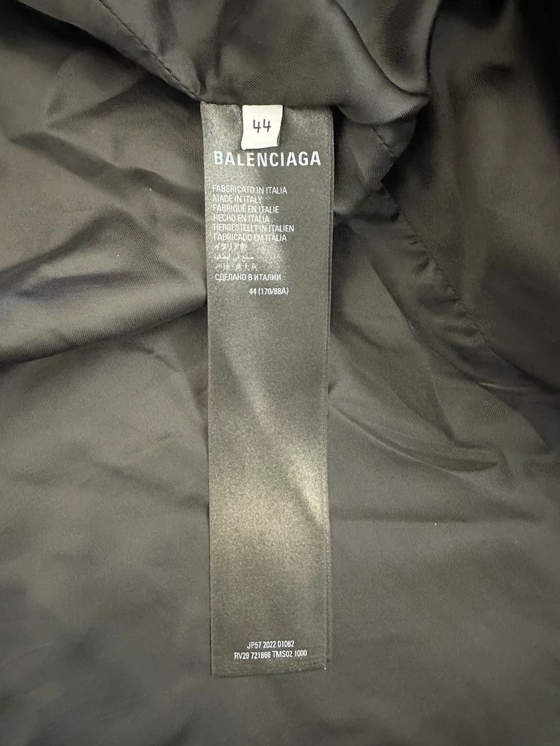 Balenciaga Balenciaga Sleeve Patch Logo Lambskin Suit Jacket Coat Size US S / EU 44-46 / 1 - 8 Thumbnail