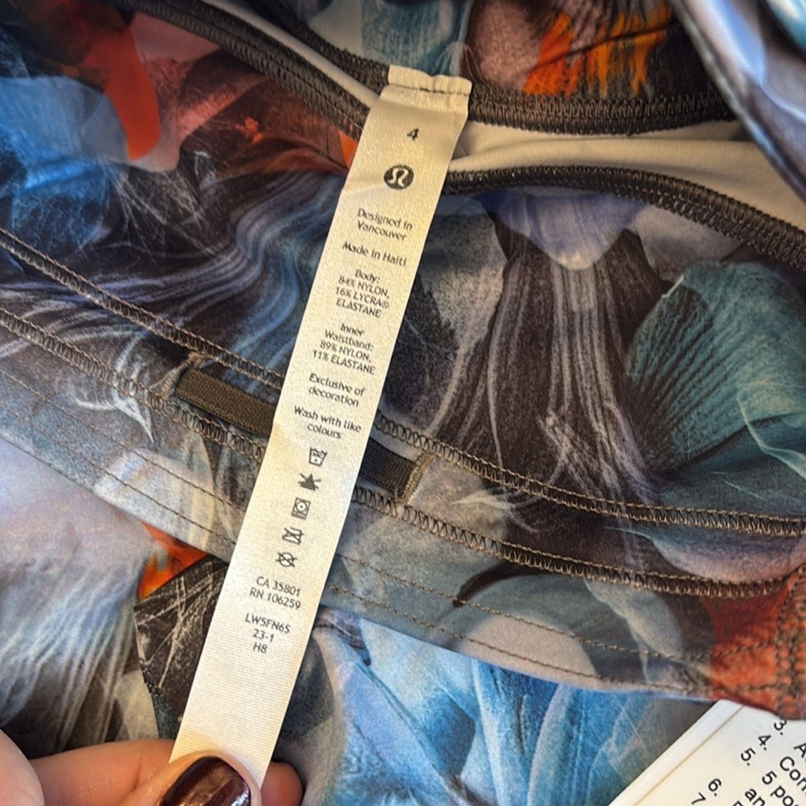 Lululemon NEW! LULULEMON Fast Free High Rise Tight 25” Pockets Floral Size 27" / US 4 / IT 40 - 10 Thumbnail