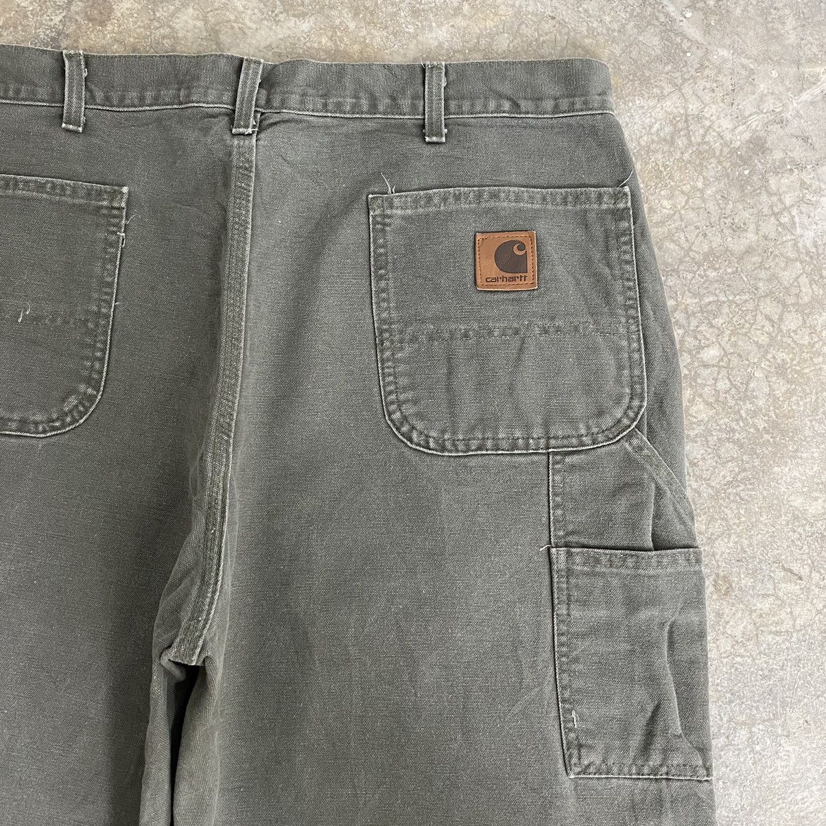 Carhartt Vintage Carhartt Moss Green Carpenter Work Pants Size US 39 - 18 Thumbnail
