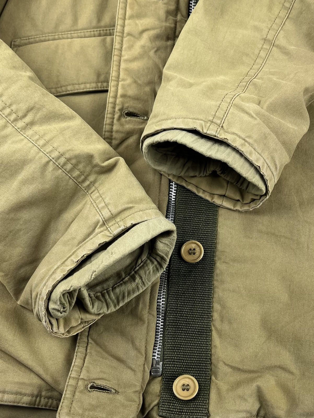 Helmut Lang AW99 Helmut Lang Vintage Cotton Bondage M69 Flak Jacket Size US S / EU 44-46 / 1 - 11 Thumbnail