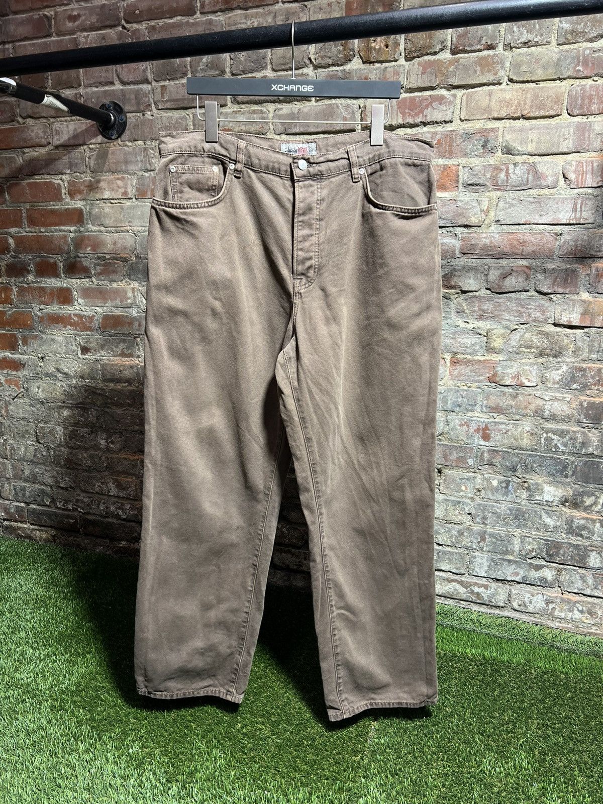 Stussy Stussy BIG OL Brown Jeans Size US 34 / EU 50 - 1 Thumbnail