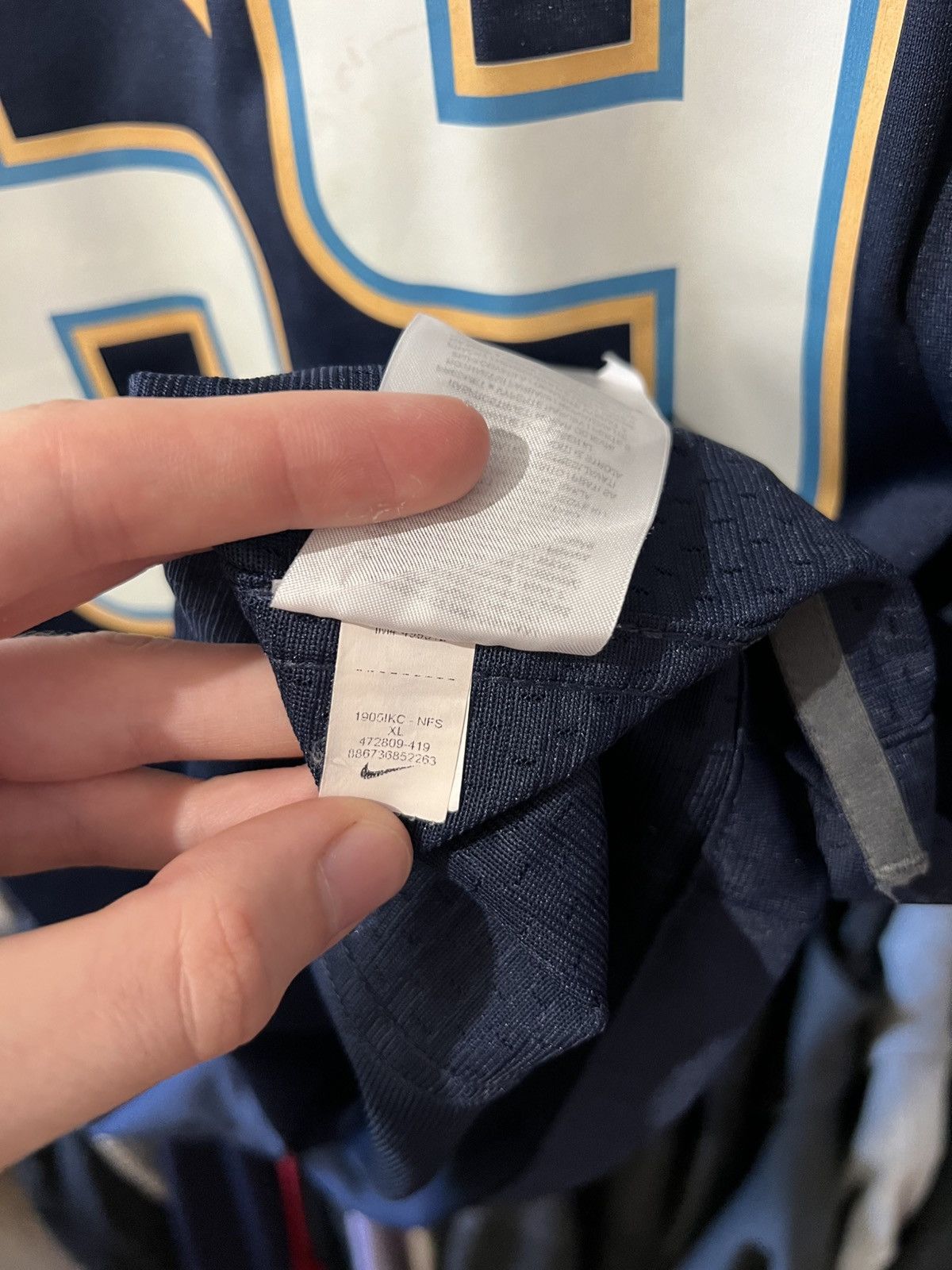 Other 2019/2020 NIKE SAN DIEGO CHARGERS NFL #69 EASTWOOD JERSEY Size US XL / EU 56 / 4 - 8 Thumbnail