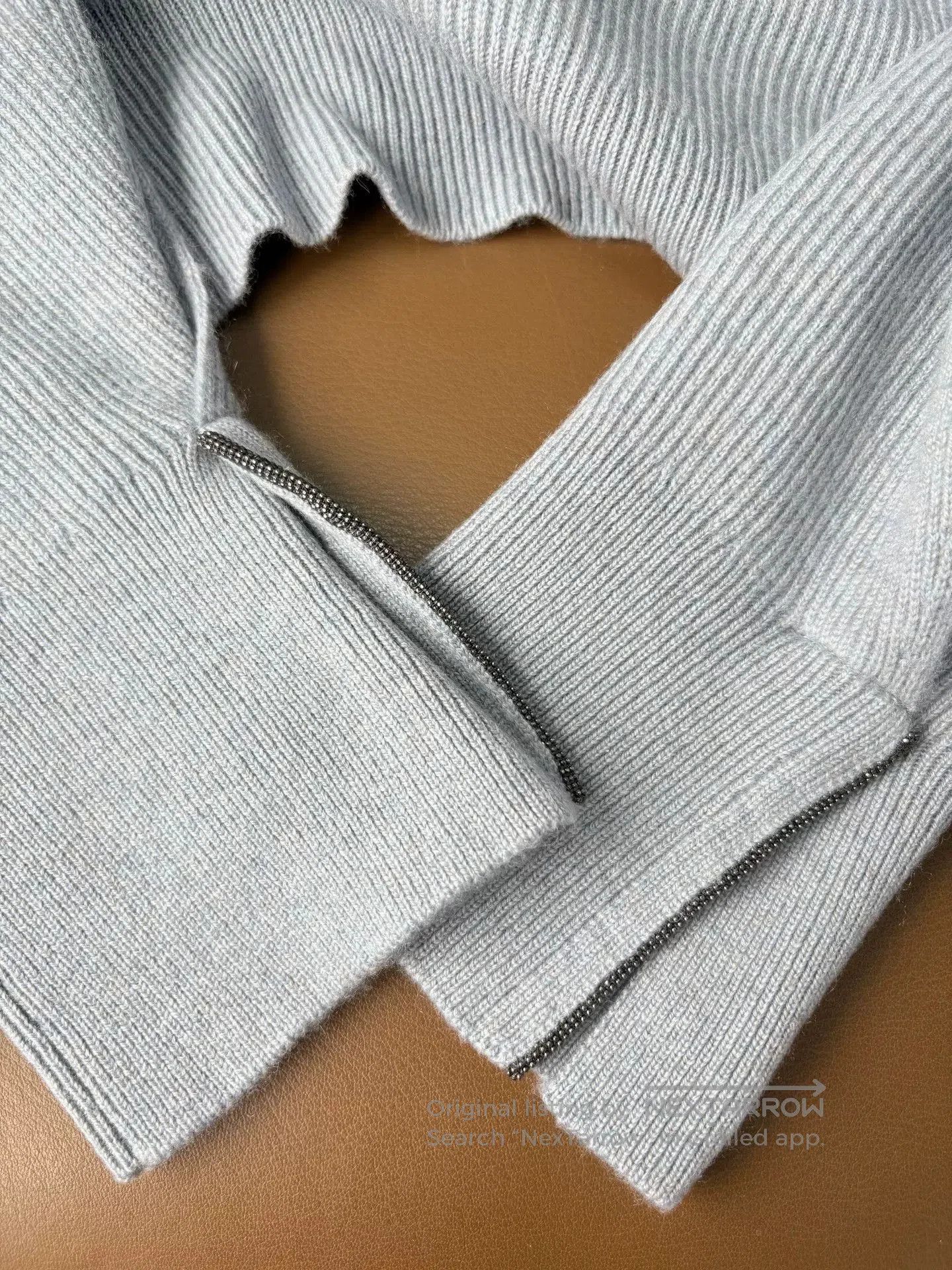 Brunello Cucinelli Brunello Cucinelli Beaded Cashmere Sweater. Size US S / EU 44-46 / 1 - 6 Thumbnail