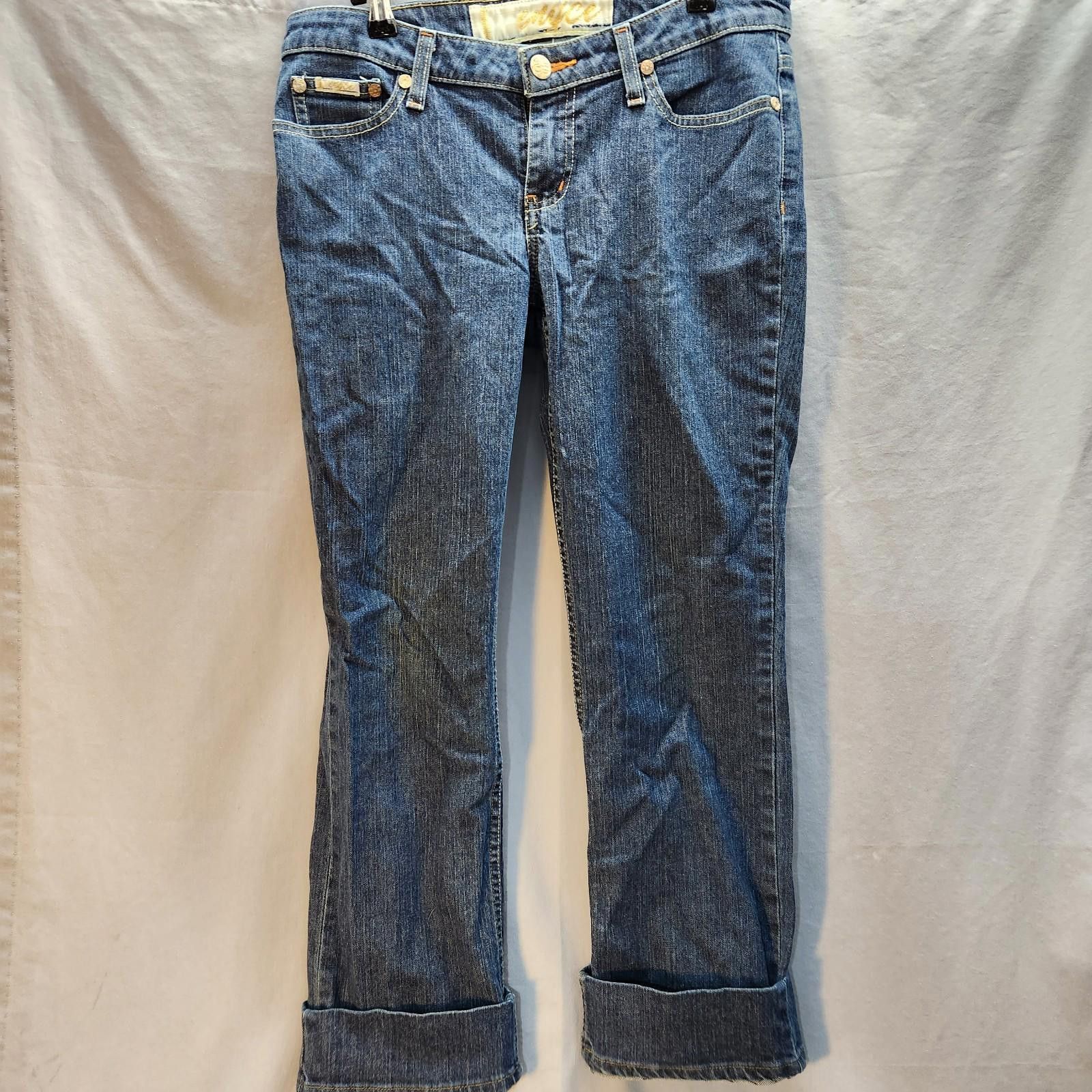 Enyce Vintage Enyce Jeans Blue Womens Size 11 Embroidered Size 30" / US 8 / IT 44 - 1 Thumbnail